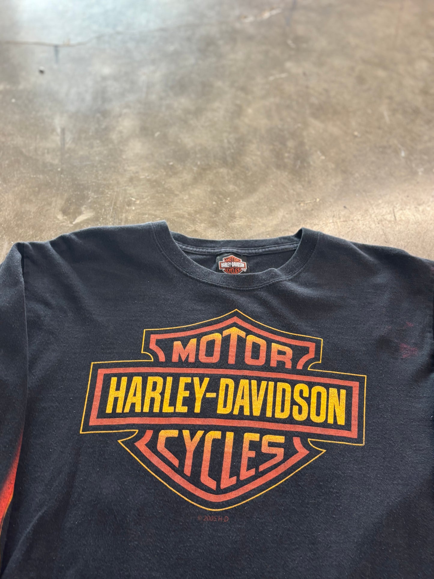 Vintage Harley Davidson Inferno long sleeve size medium