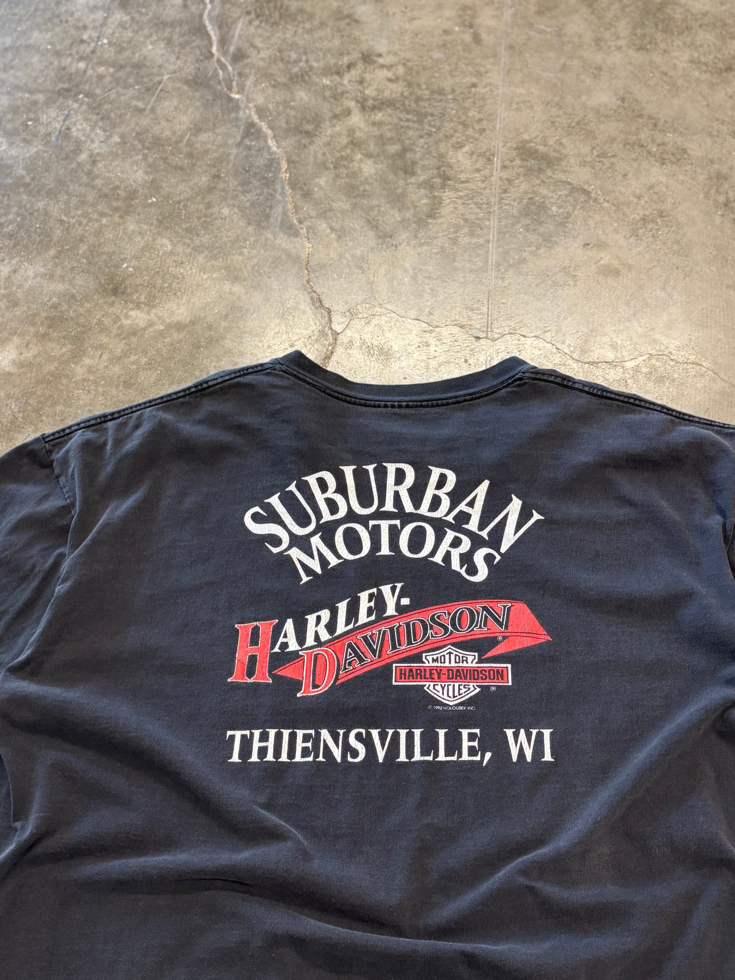 Vintage Harley Davidson Lightning Eagle shirt size xxxl