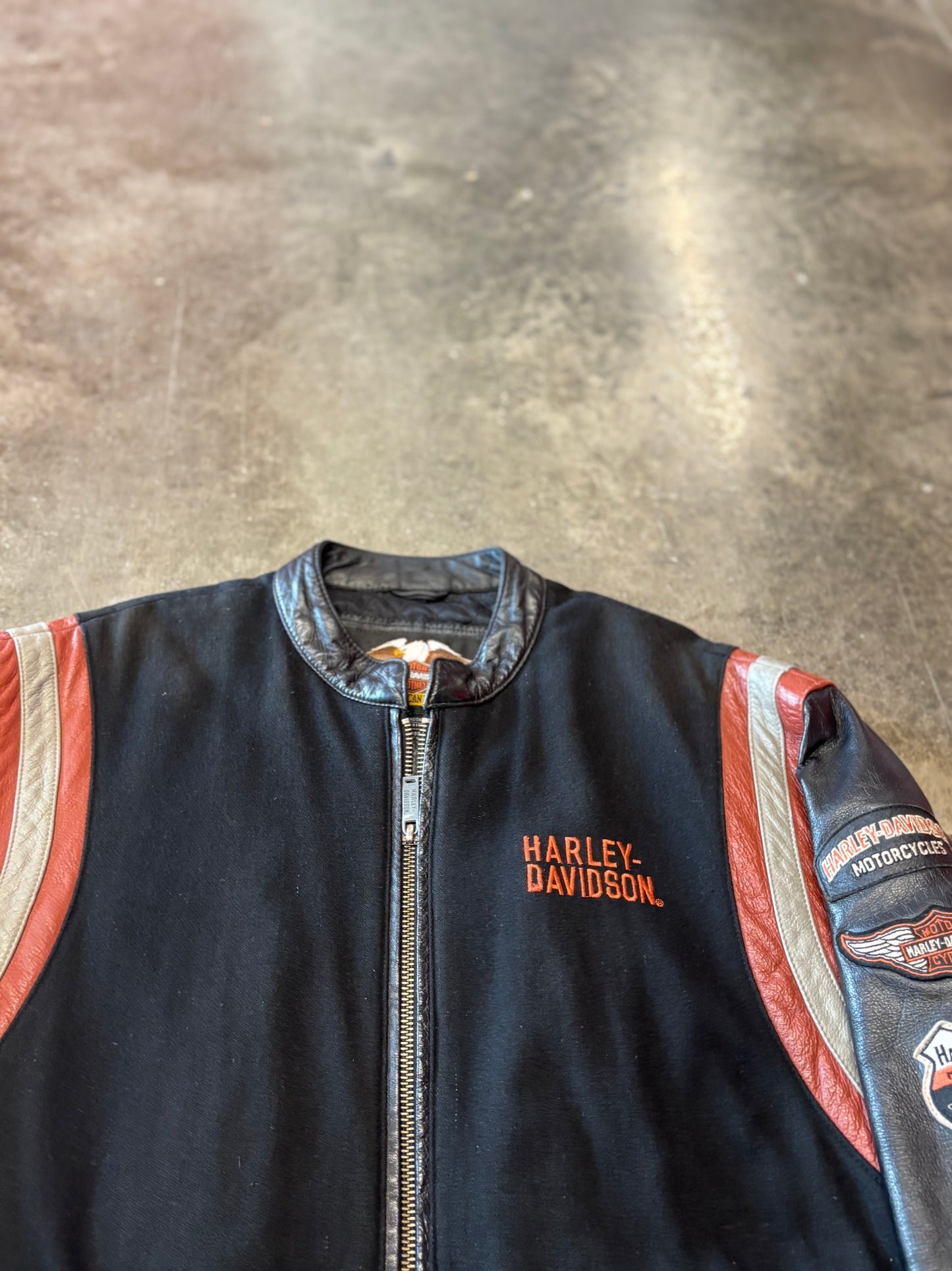 Vintage Harley Davidson varsity jacket size xl