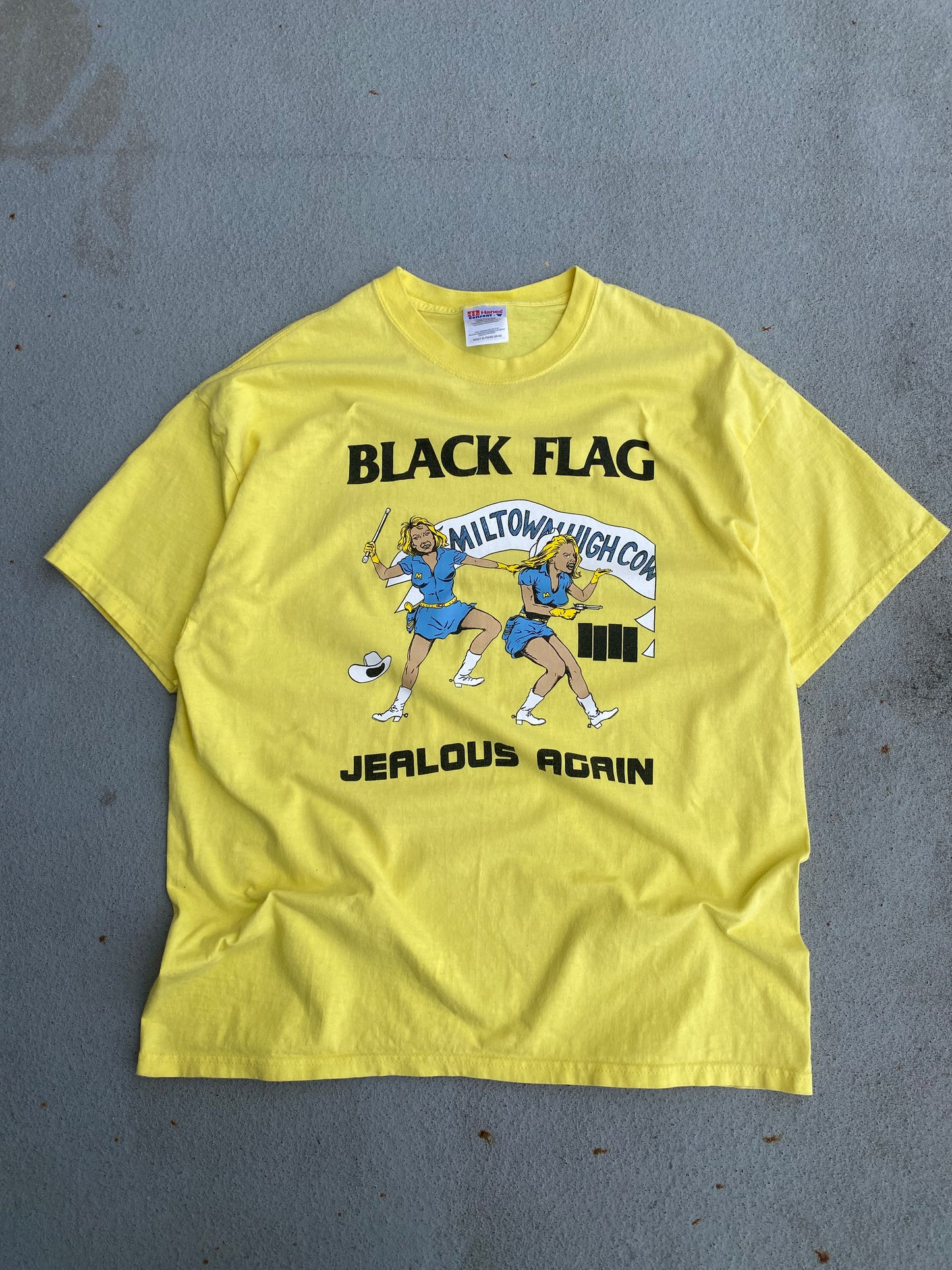 Vintage 90’s Black Flag Shirt Size XL