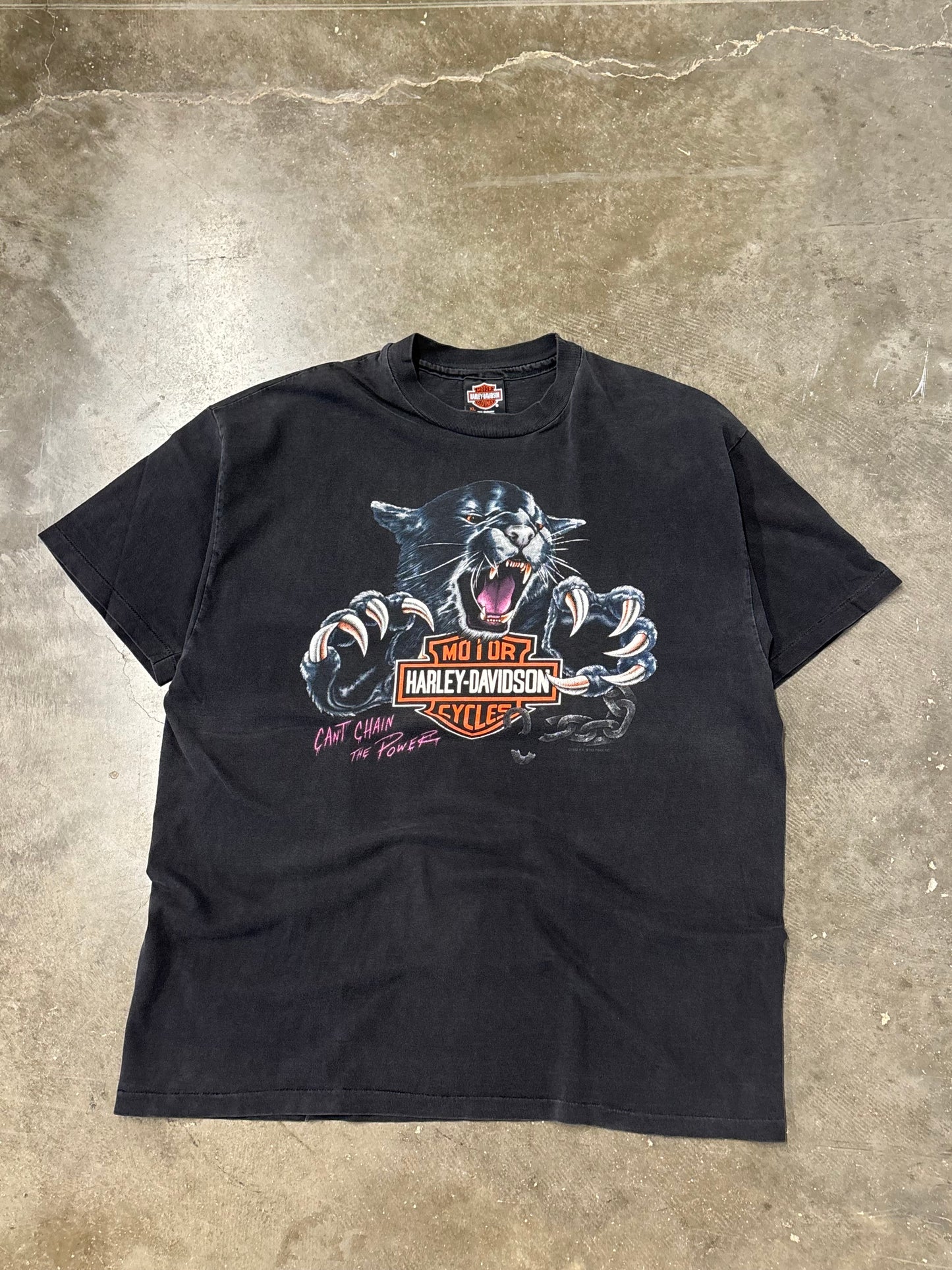 Vintage Harley Davidson Can’t chain the power shirt size xl