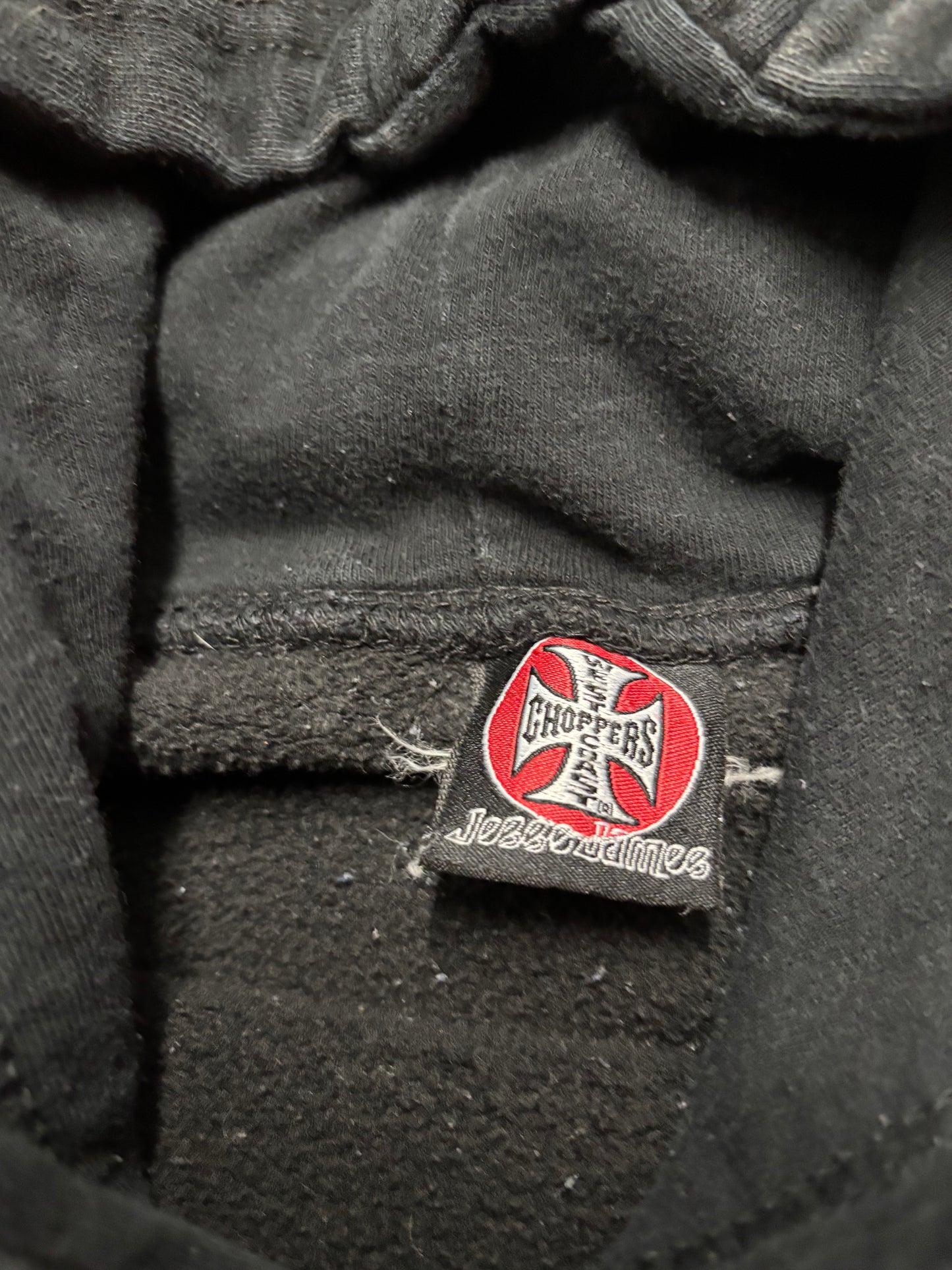 Vintage West Coast Choppers Chrome hoodie size XL