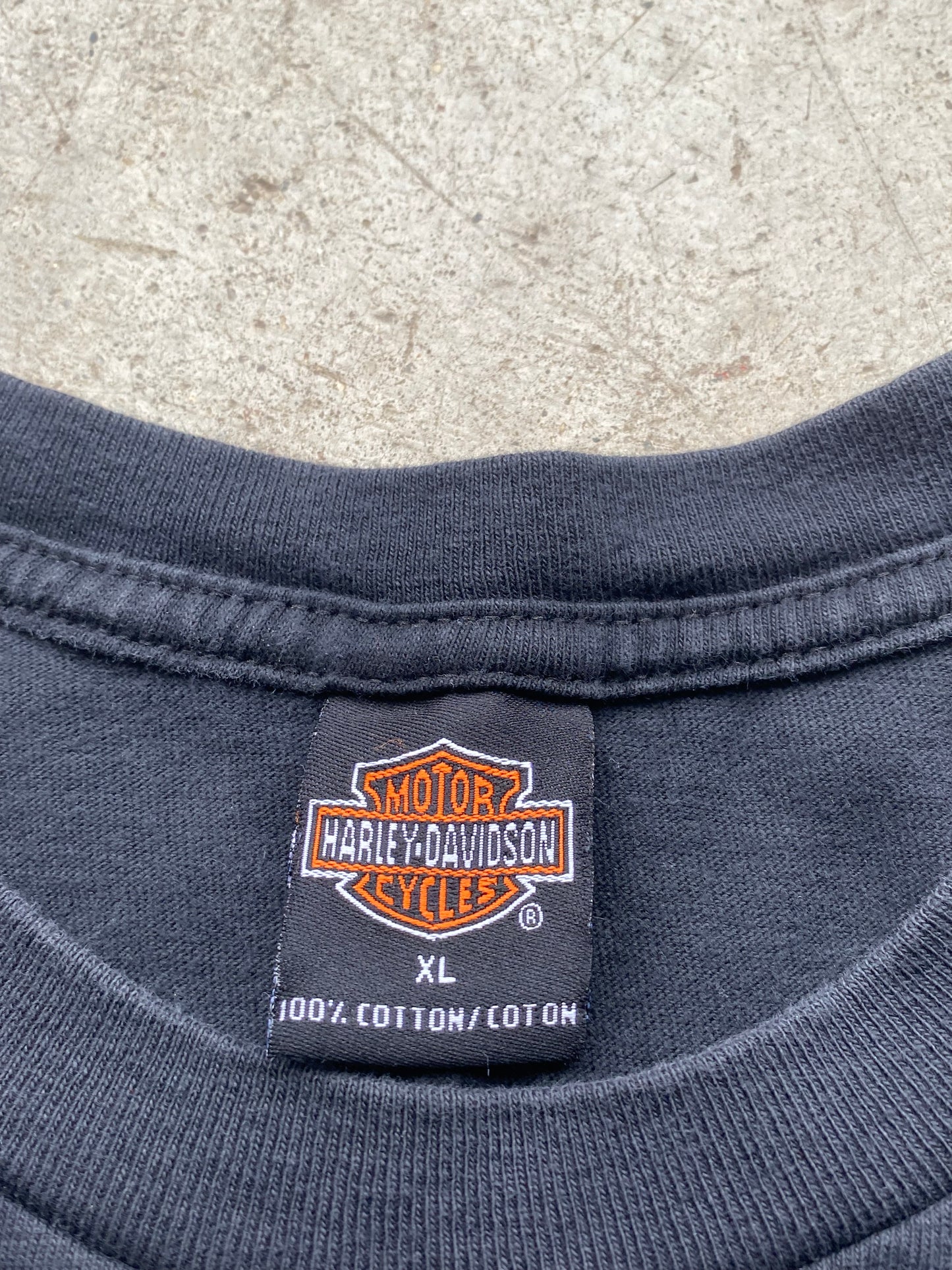 Vintage Harley Davidson Gargoyle Lightning shirt size extra large