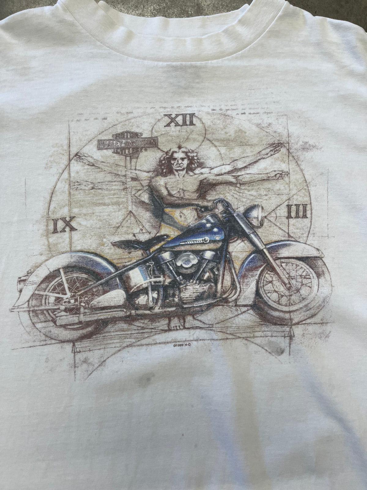 Vintage Harley Davidson Da Vinci shirt size Extra large
