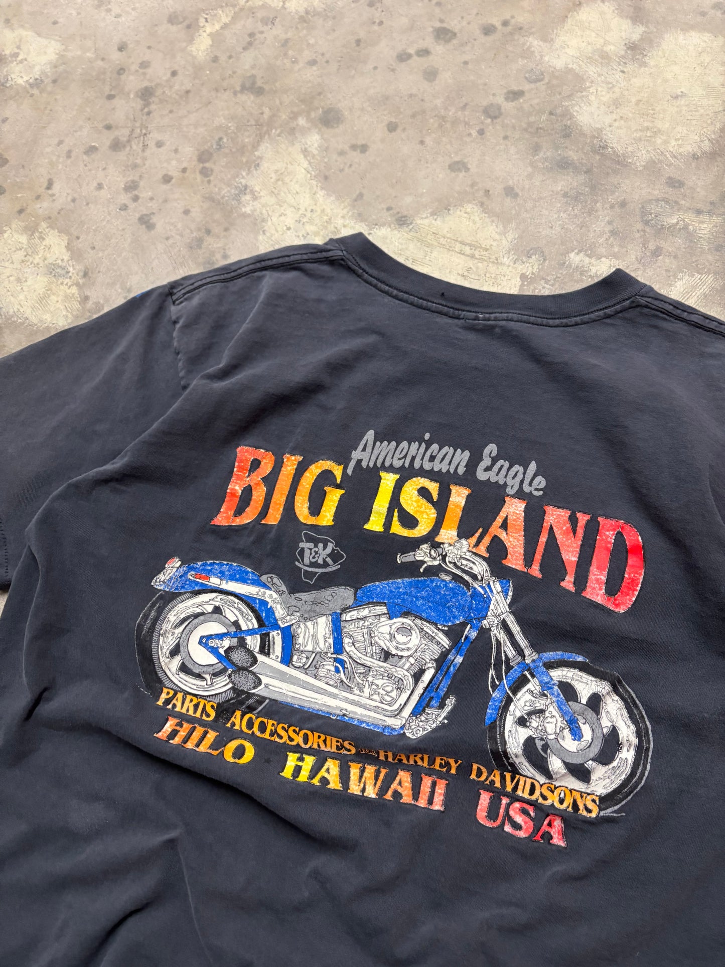 Vintage Harley Davidson Flying Eagle app shirt size extra large