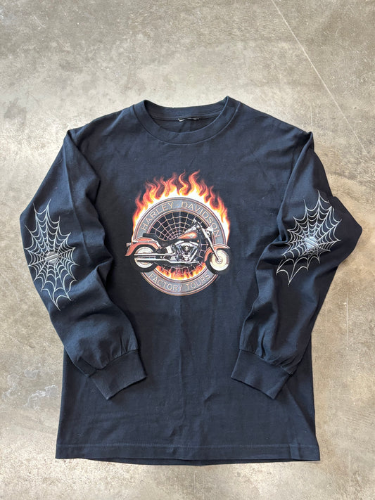 Vintage Harley Davidson spider web size small