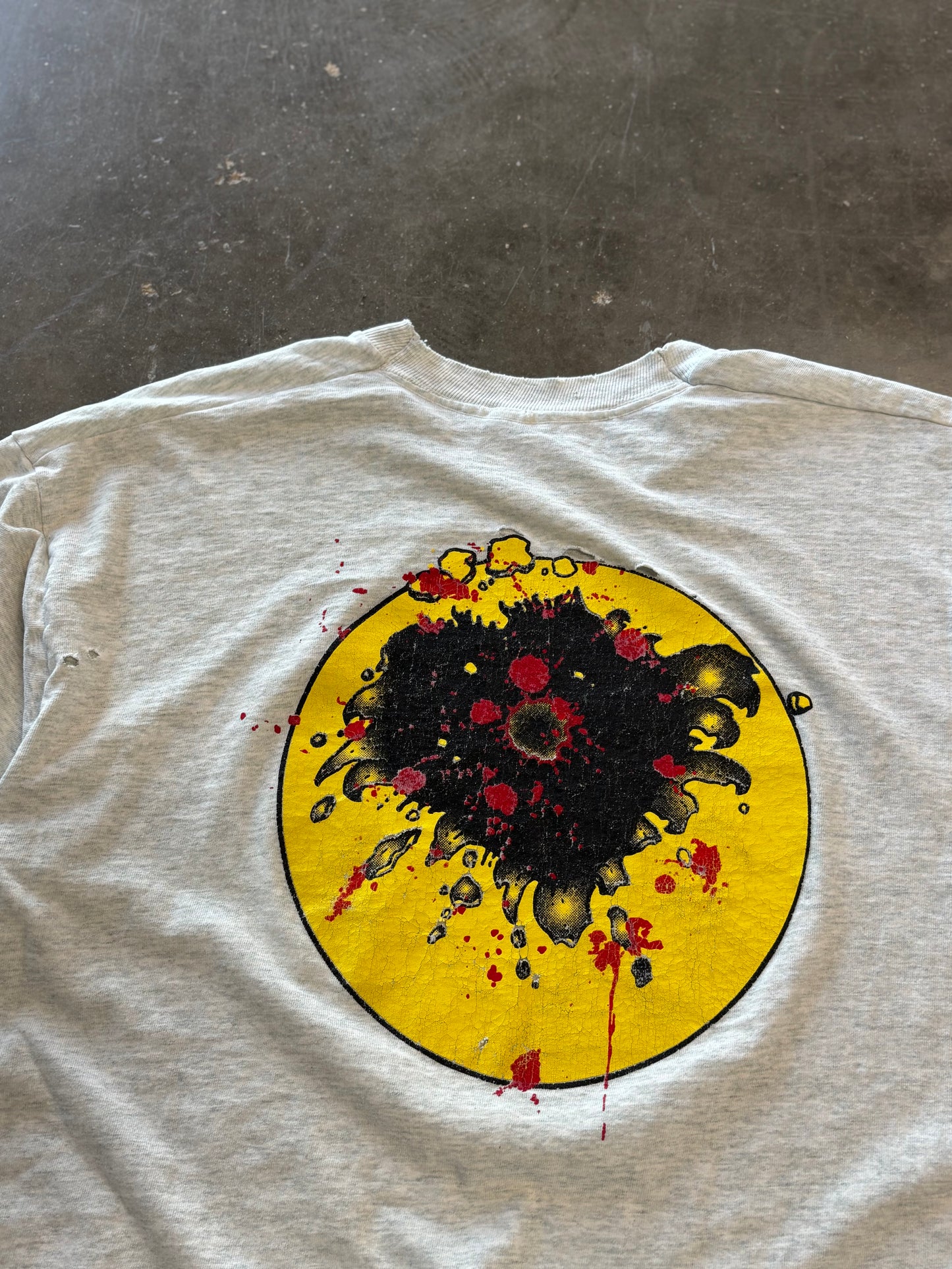 Vintage Smiley Face headshot shirt size xl