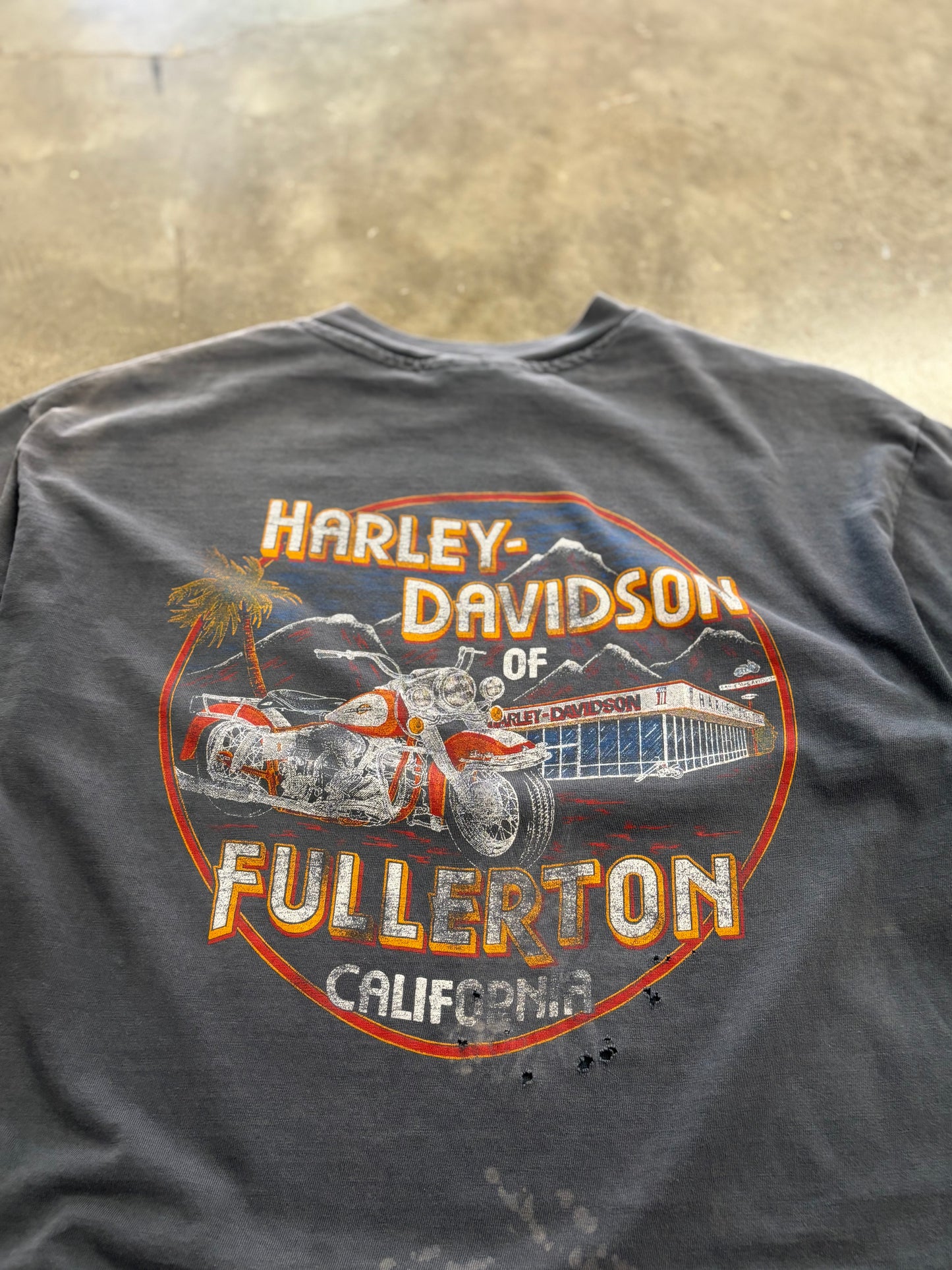 Vintage Sun Faded Harley Davidson Coast to coast 80’s shirt size xl