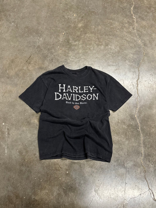 Vintage Harley Davidson bone shirt size large