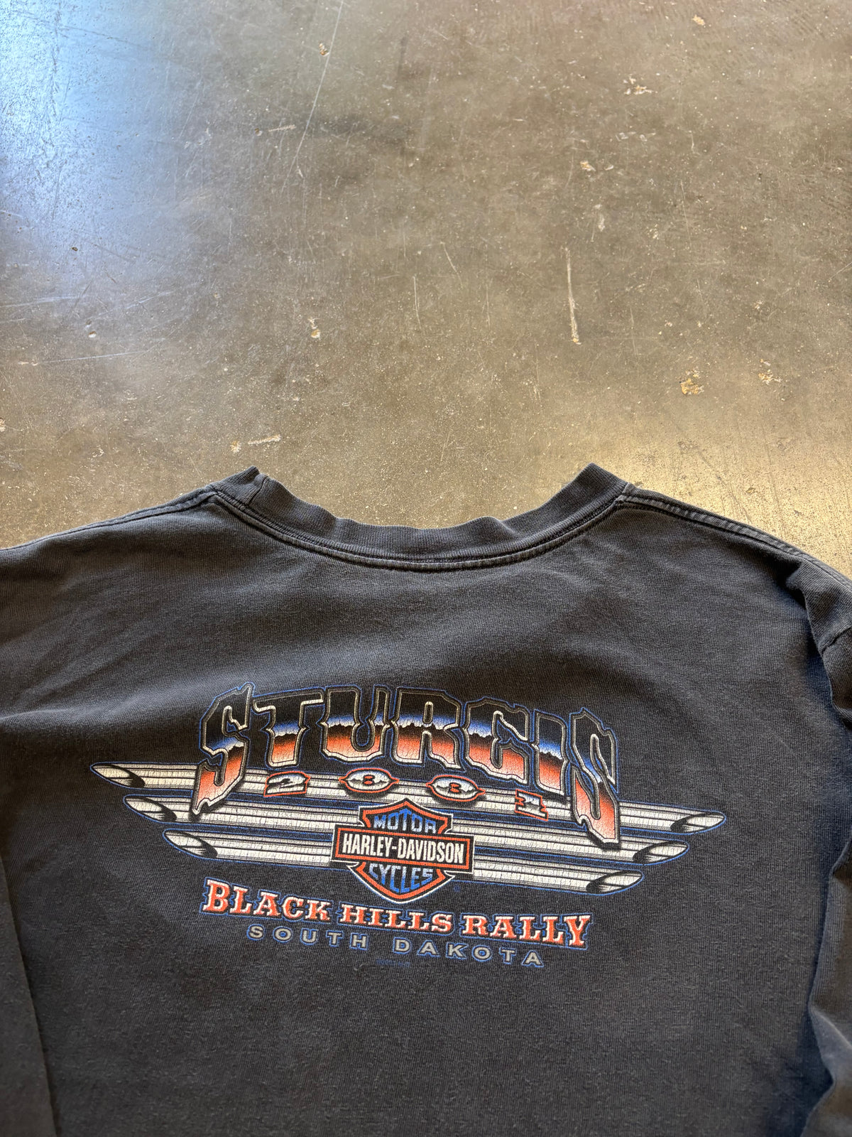 Vintage Harley Davidson Sturgis blade long sleeve size large