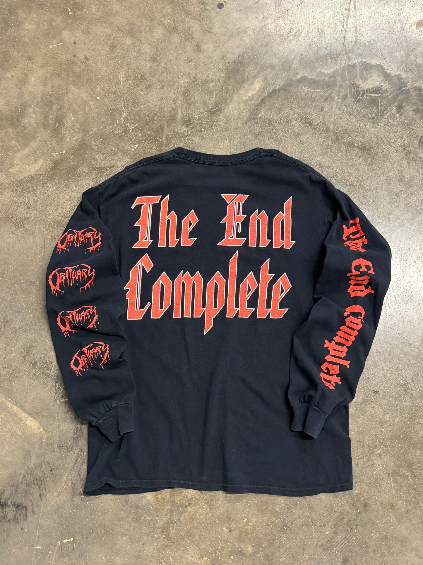 Vintage obituary long sleeve size large
