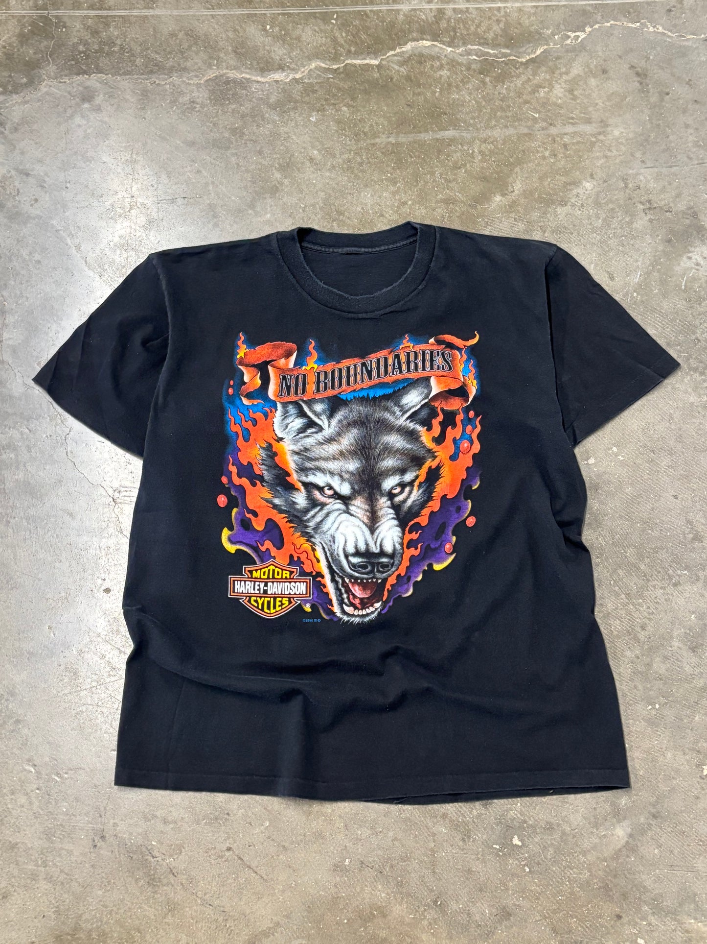Vintage Harley Davidson No Boundaries shirt size xl