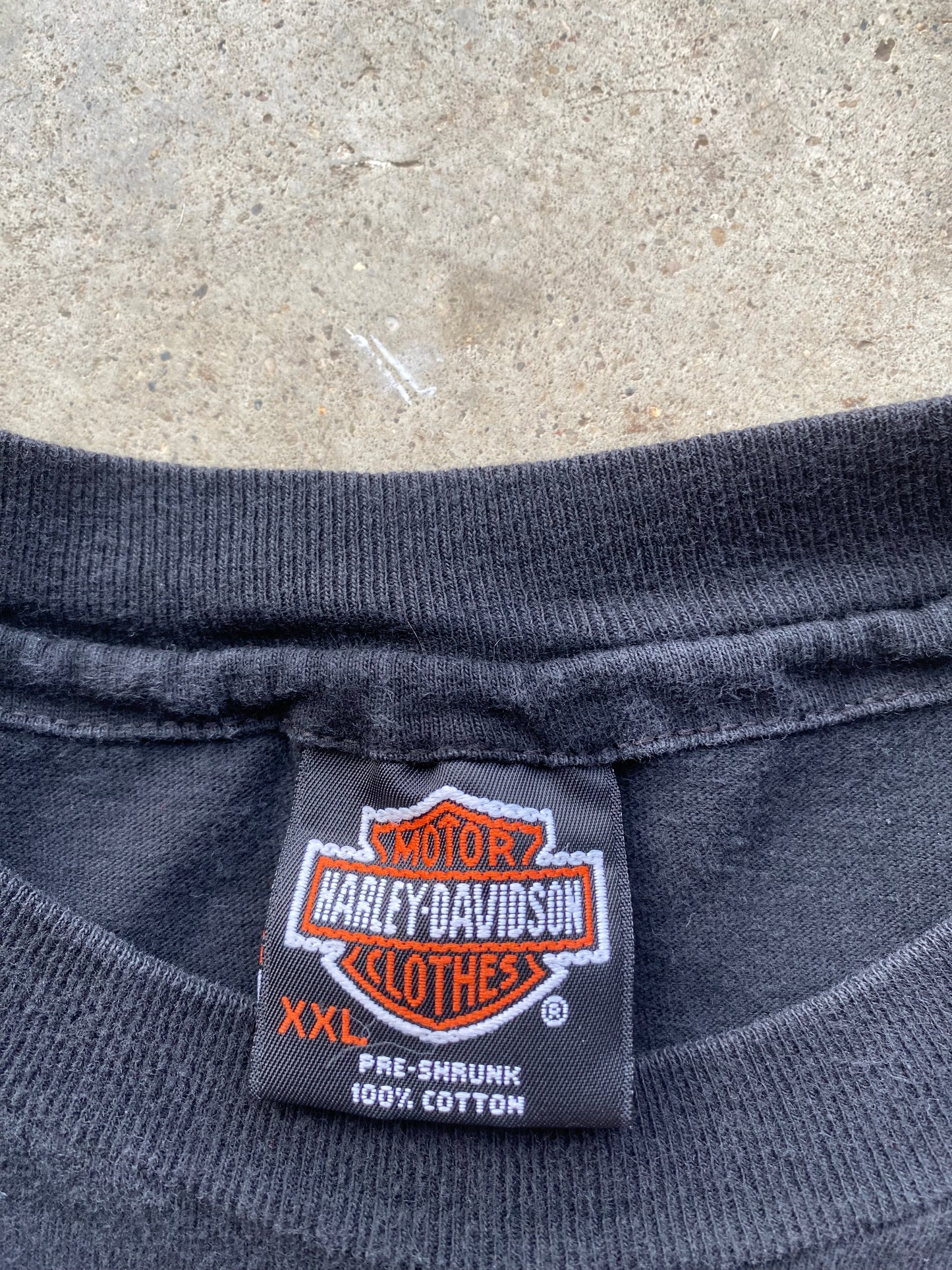 Vintage Harley Davidson Rising blue flame shirt size XXL