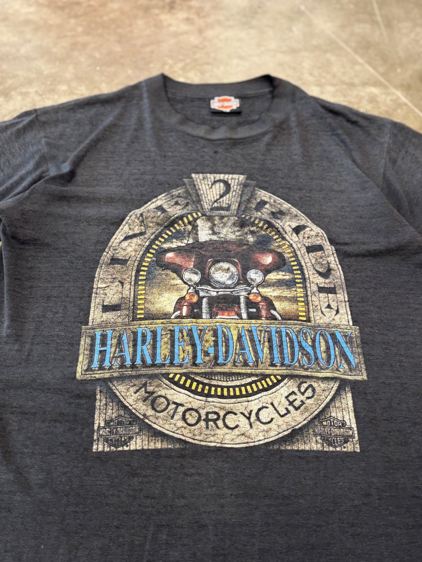 Vintage Harley Davidson live 2 ride shirt size large