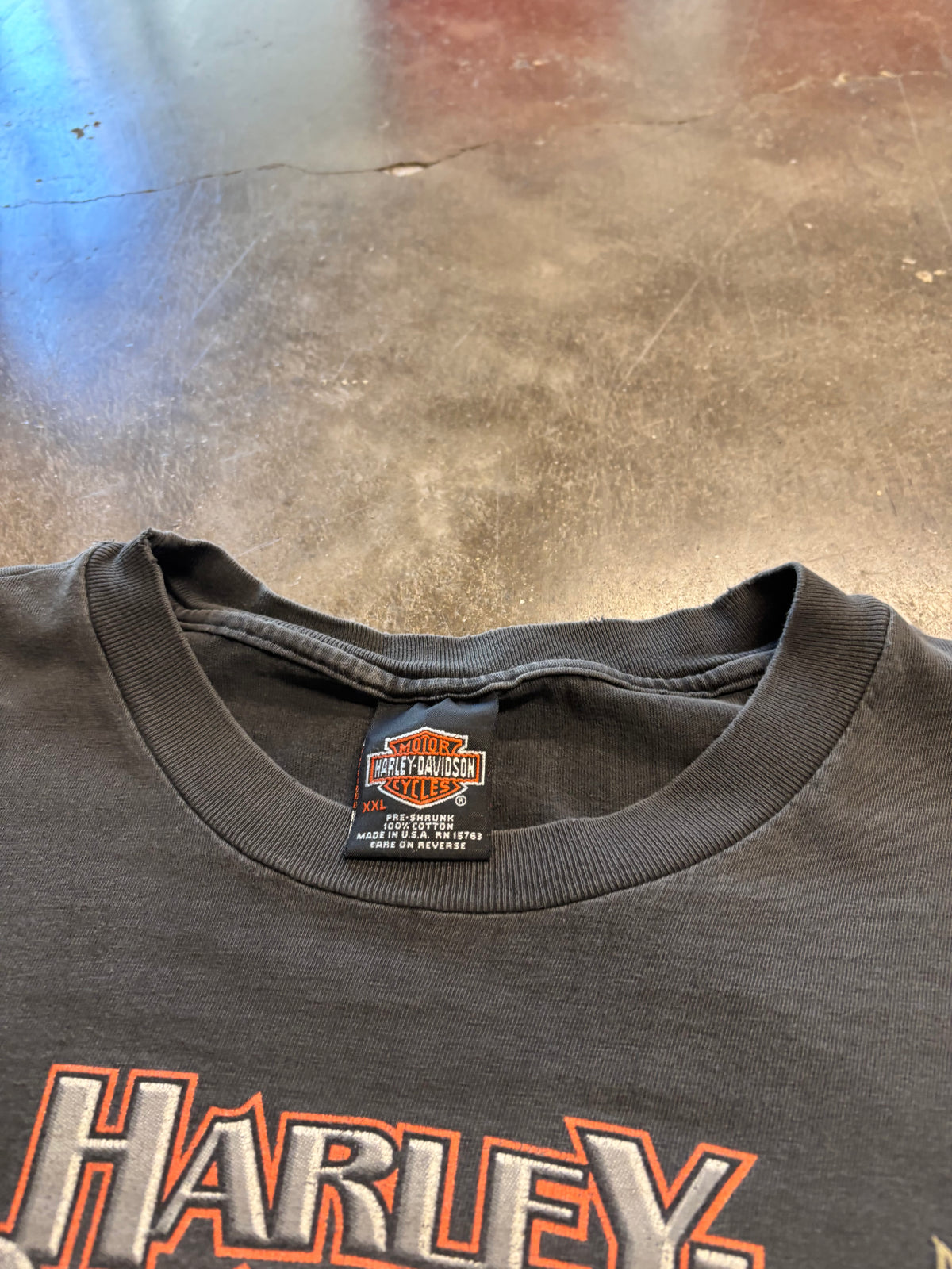 Vintage Harley Davidson rising flame long sleeve size xxl