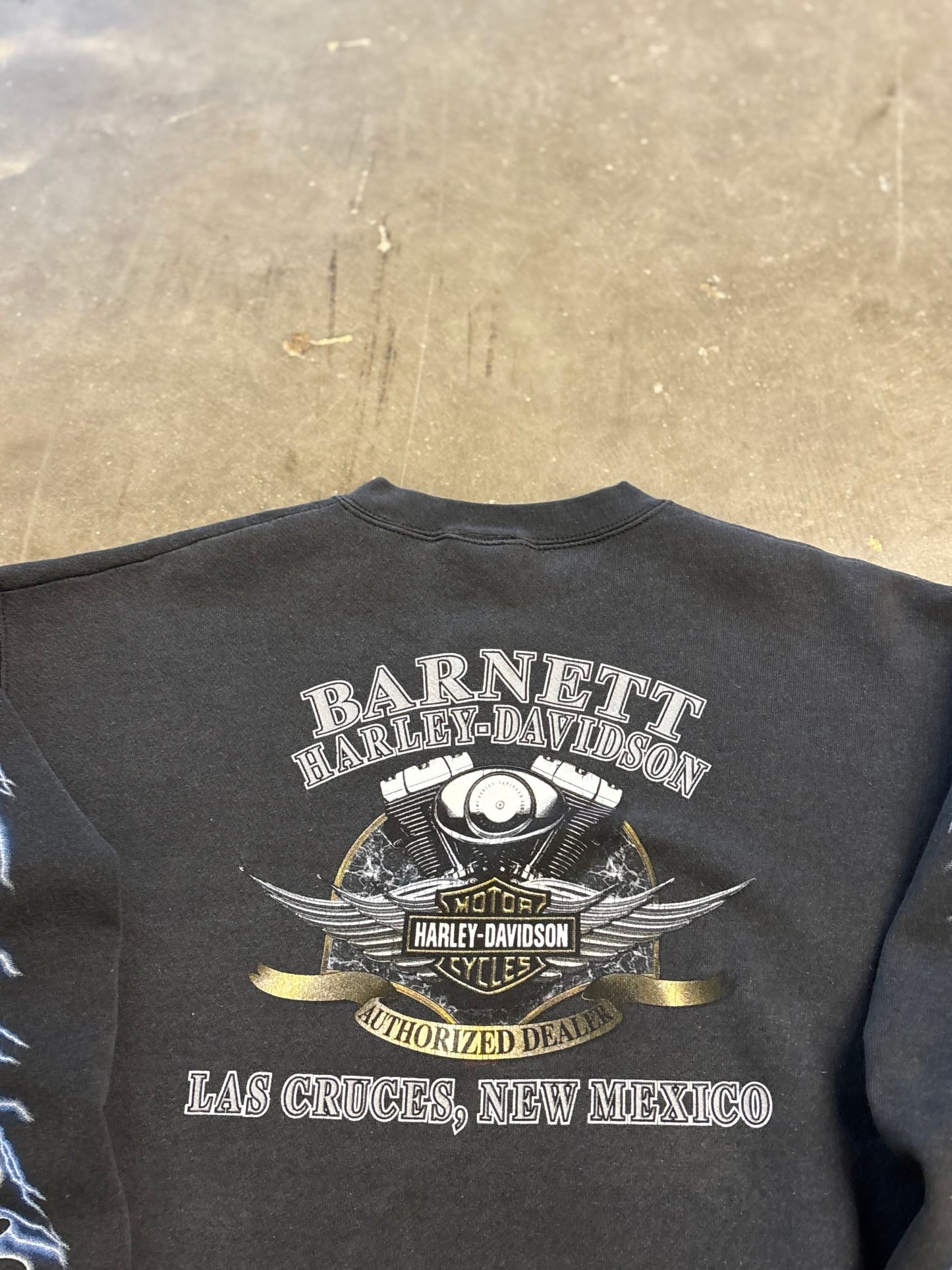 Vintage Harley Davidson Lightning sweatshirt size large