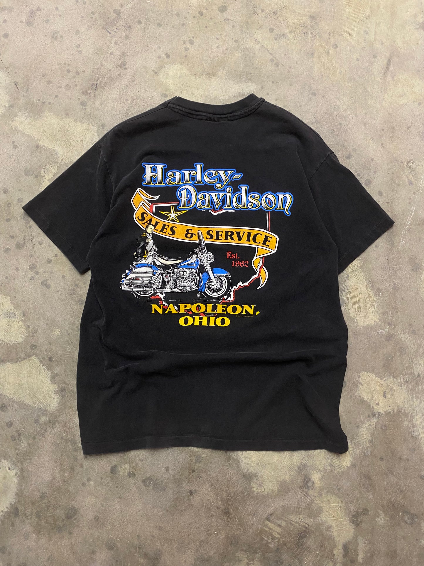 Vintage Looney Tunes Harley Davidson shirt size large