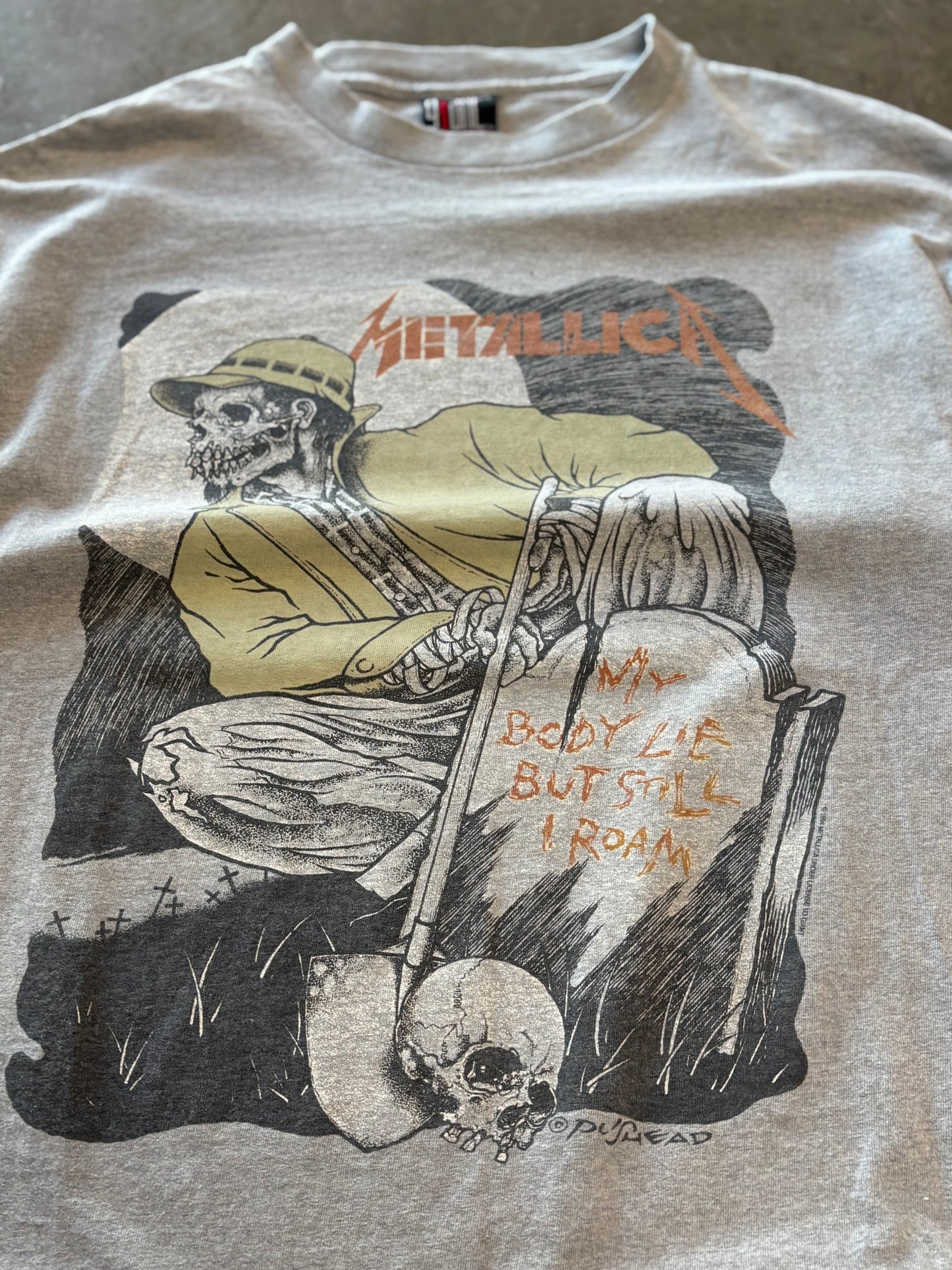 Vintage Metallica Pushead shirt size XL
