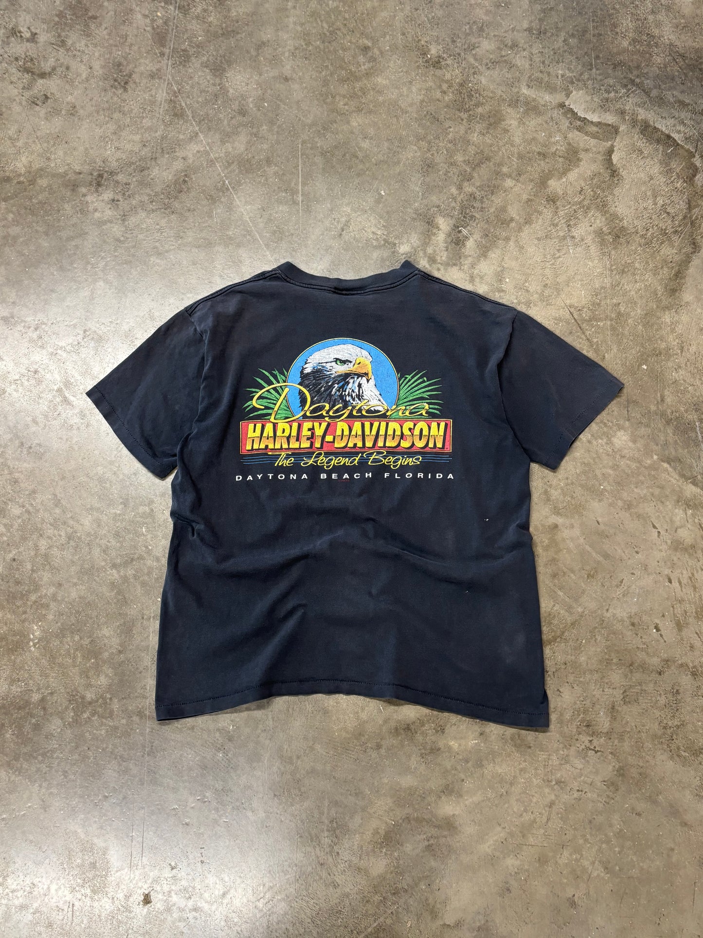 Vintage Harley Davidson Daytona bike week shirt size large