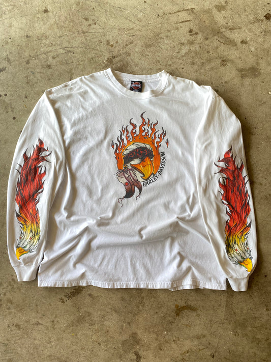 Vintage Bandana Eagle Harley Davidson Long sleeve size extra large shirt