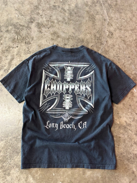 Vintage West Coast choppers chrome shirt large