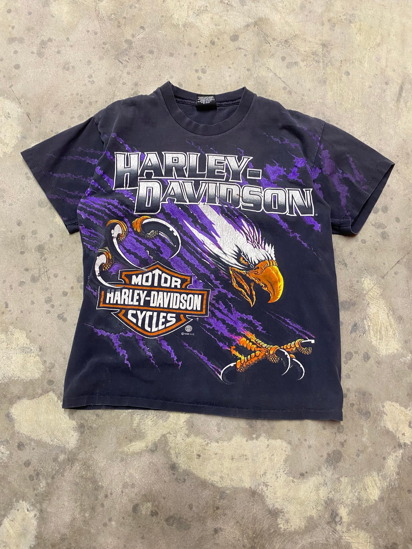 Vintage Harley Davidson Purple Soaring Eagle Size medium