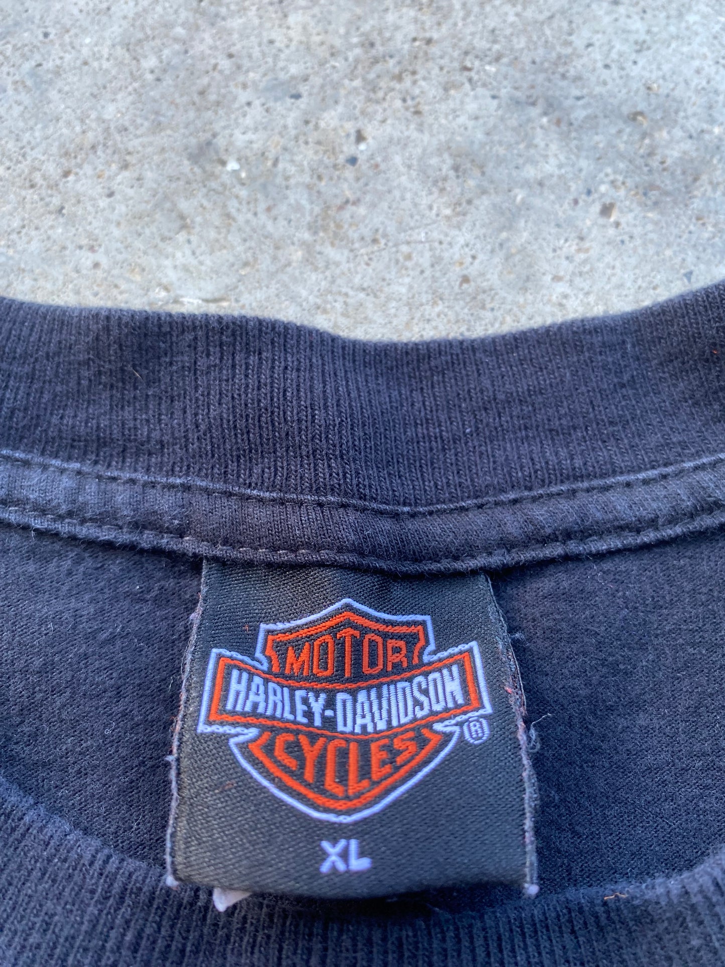 Harley Davidson classic flame logo long sleeve size extra large shirt