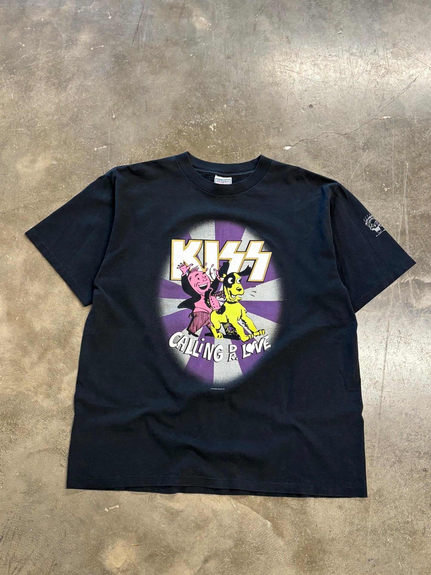 Vintage Kiss Calling Dr. Love shirt size xl