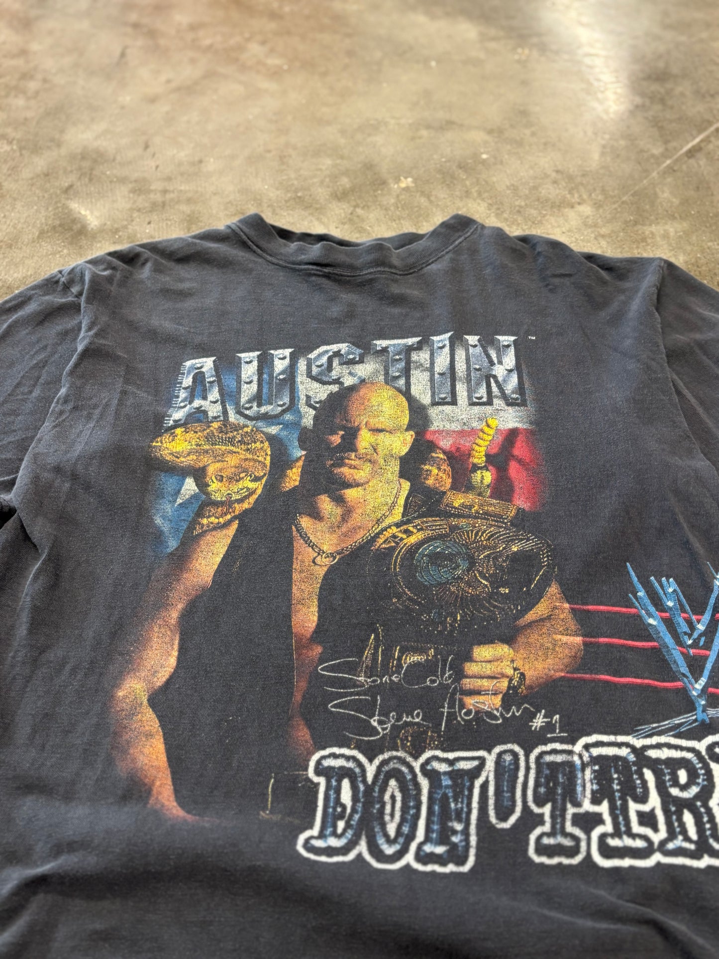 Vintage Faded Stone Cold shirt size large