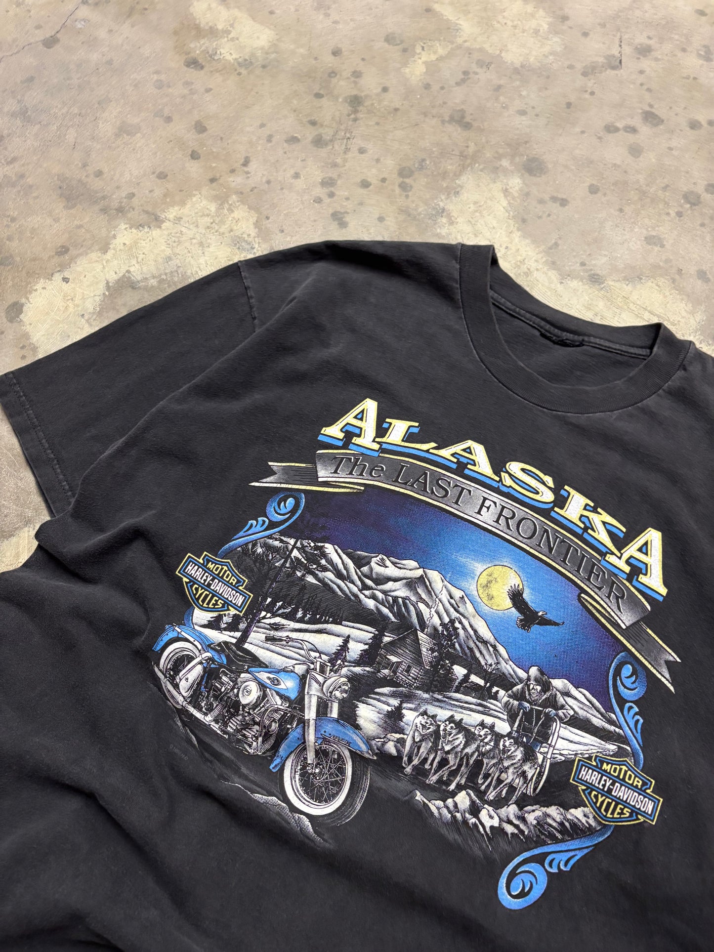 Vintage Harley Davidson Alaska shirt size XL