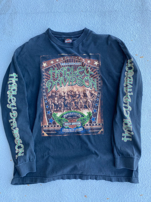 Harley Davidson Wrecking Crew long sleeve size XL