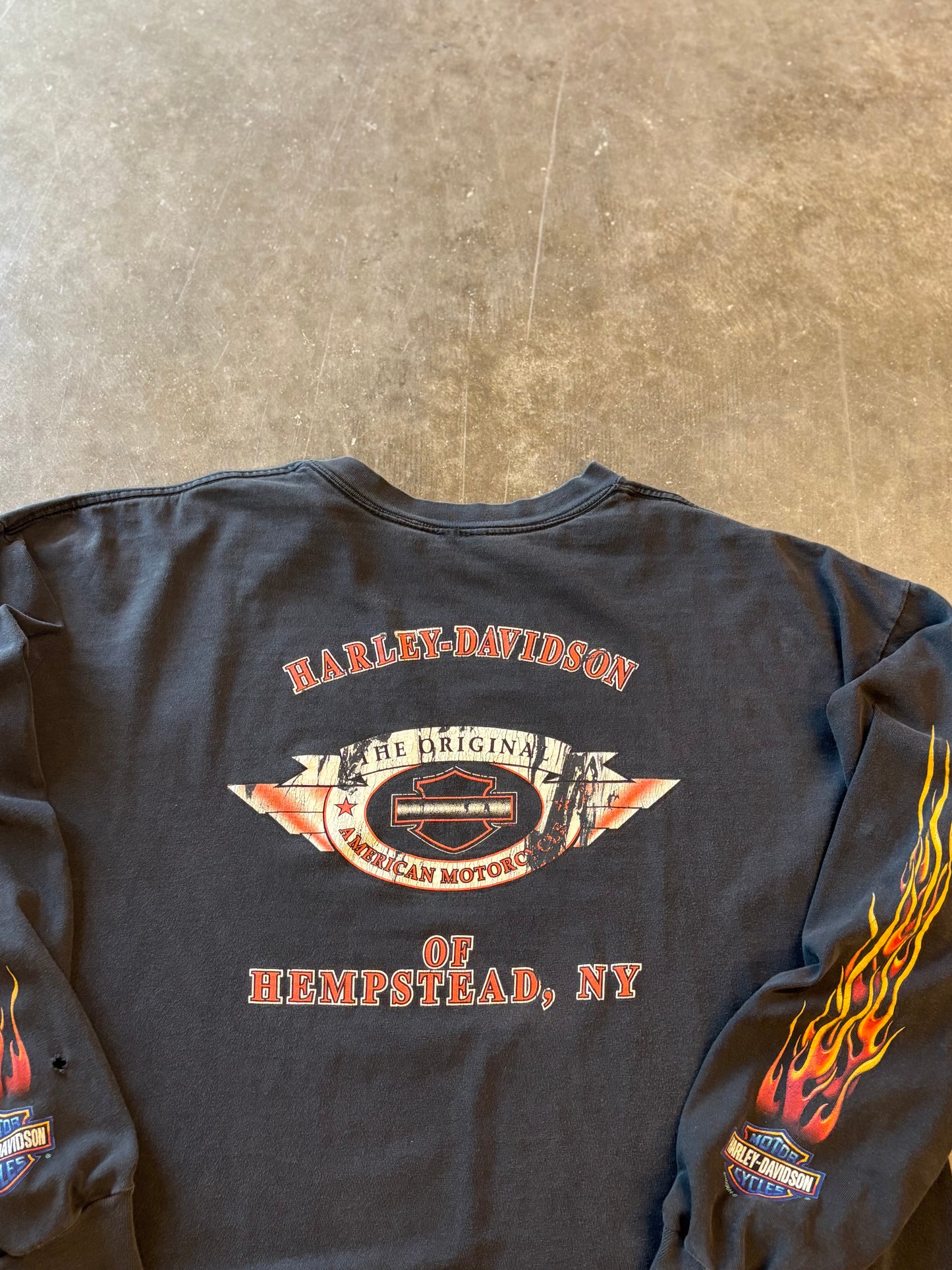 Vintage Harley Davidson Eagle long sleeve size xxl