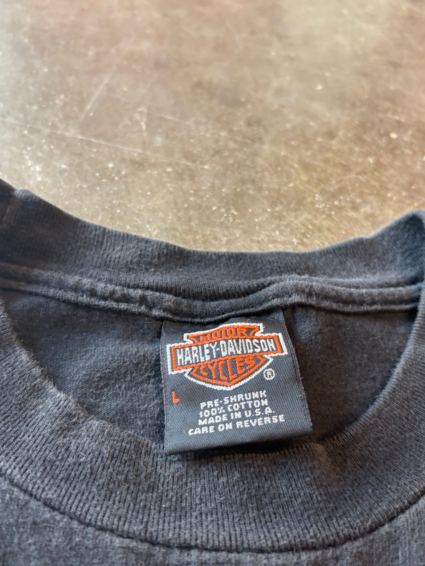 Vintage Harley Davidson One hot piece of steel shirt size large
