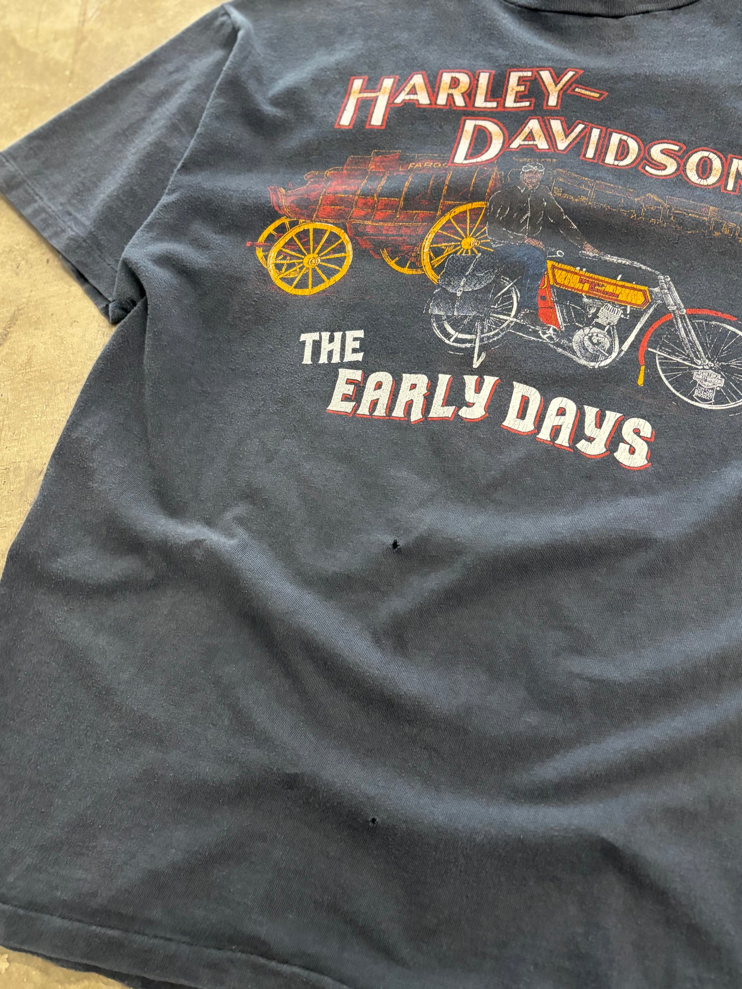 Vintage 80’s Harley Davidson The Early days shirt size xl