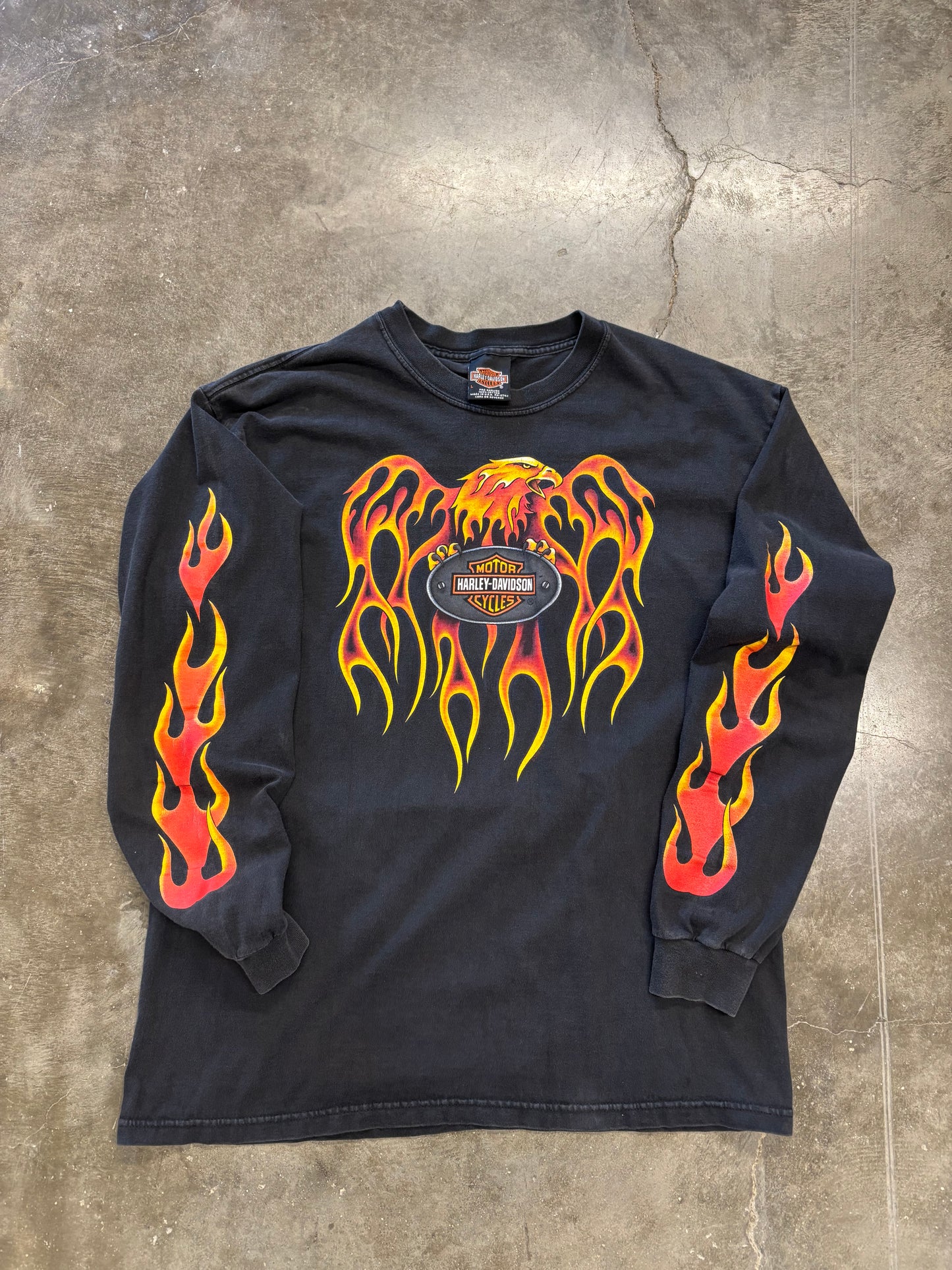 Vintage Harley Davidson Navsclone long sleeve size large