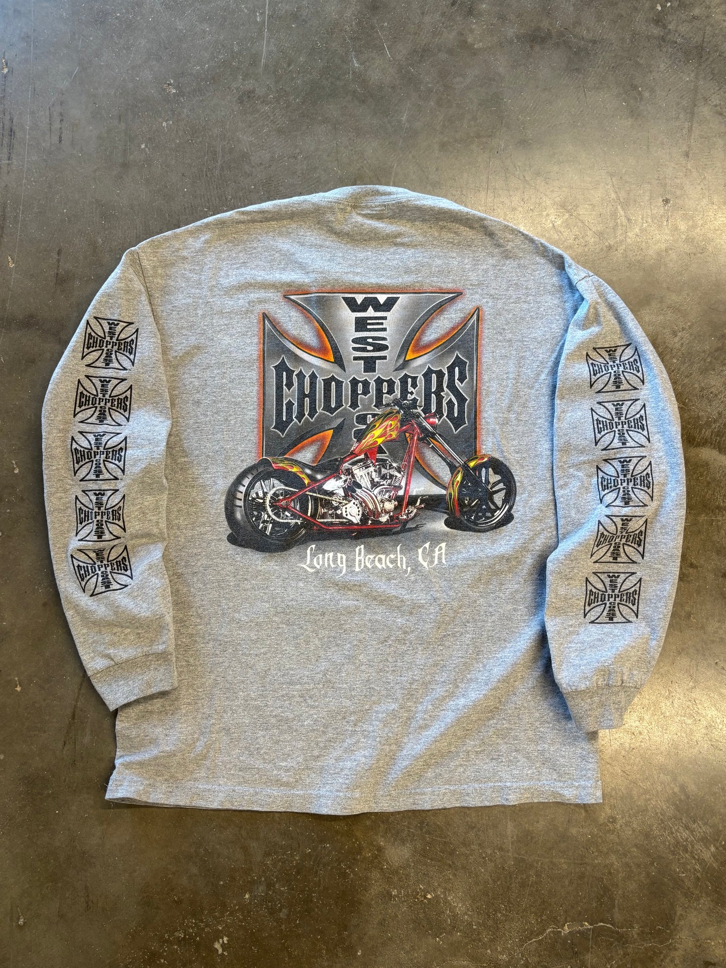 Vintage West Coast Choppers long sleeve size xl