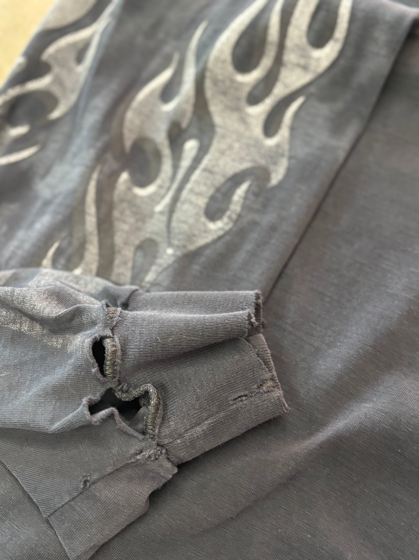 Vintage Chrome flame long sleeve size xl