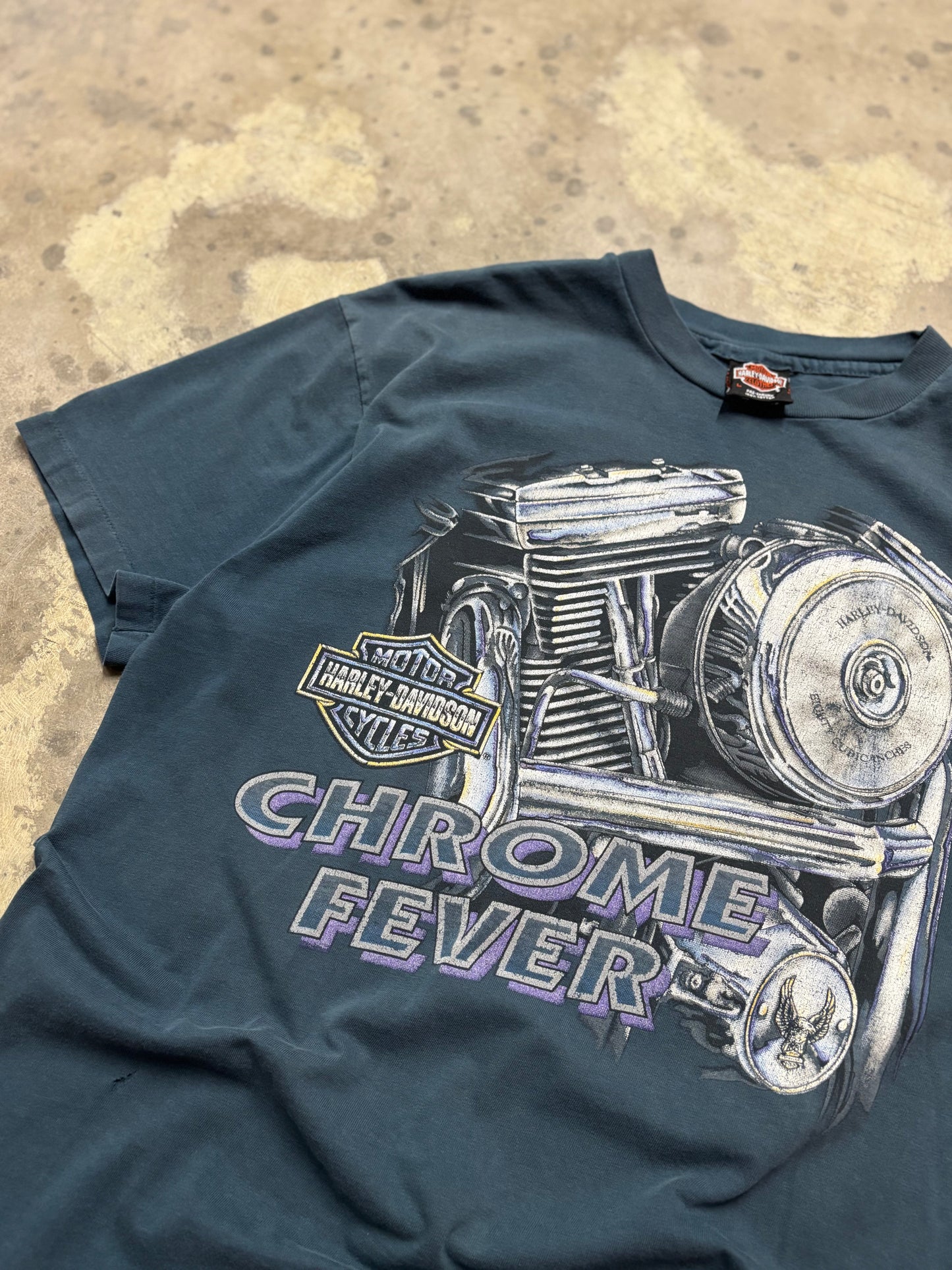 Vintage Harley Davidson Chrome Fever shirt size large