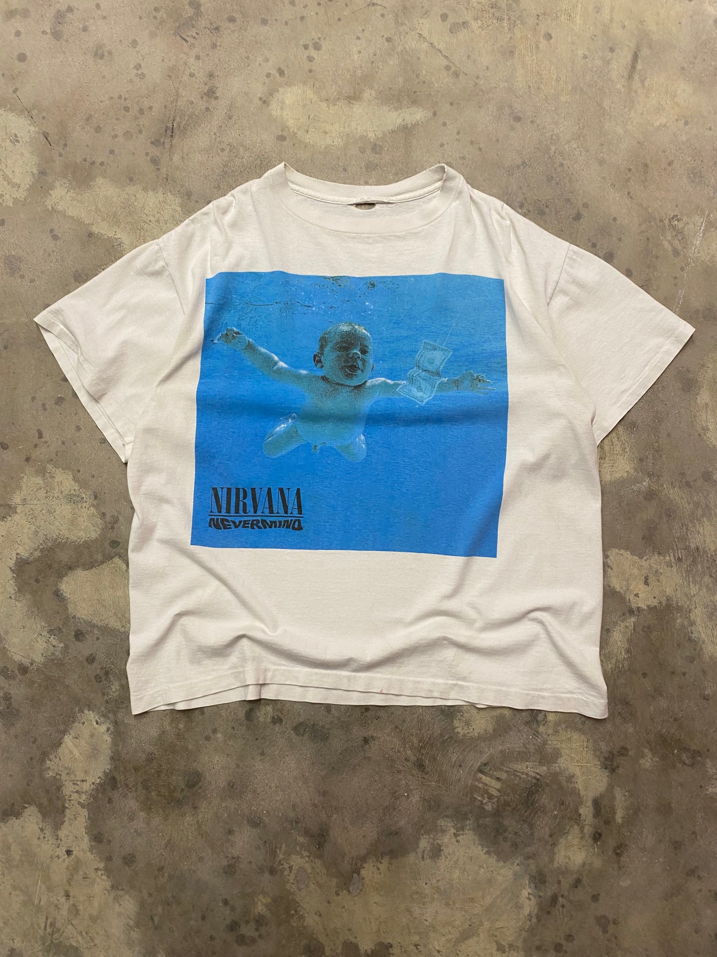 Vintage Nirvana 1992 NEVERMIND shirt size extra large
