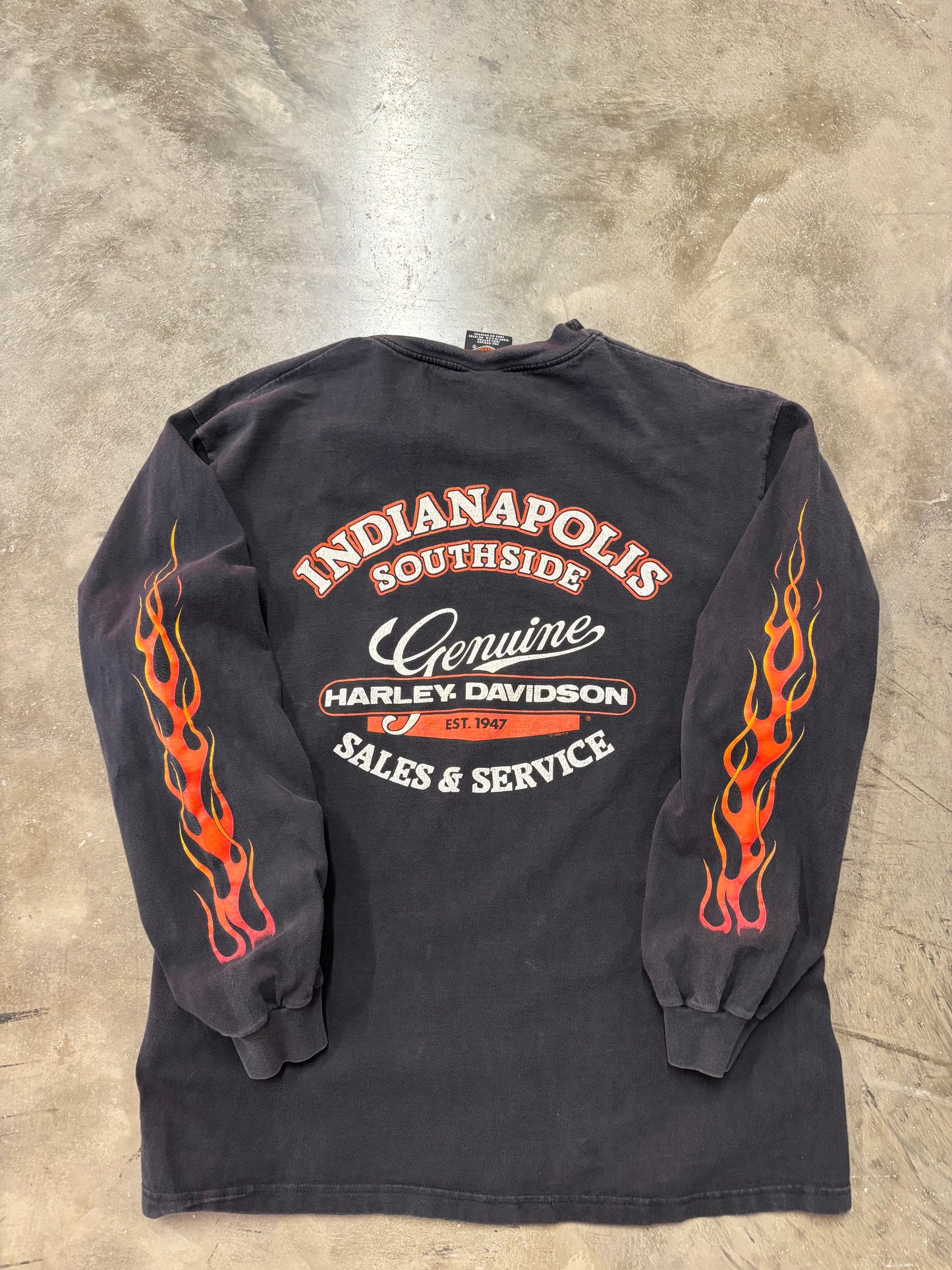 Vintage Harley Davidson Screaming Eagle Long sleeve size large