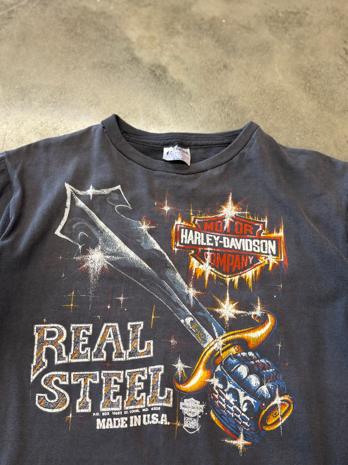 Vintage Harley Davidson Real Steel shirt size medium