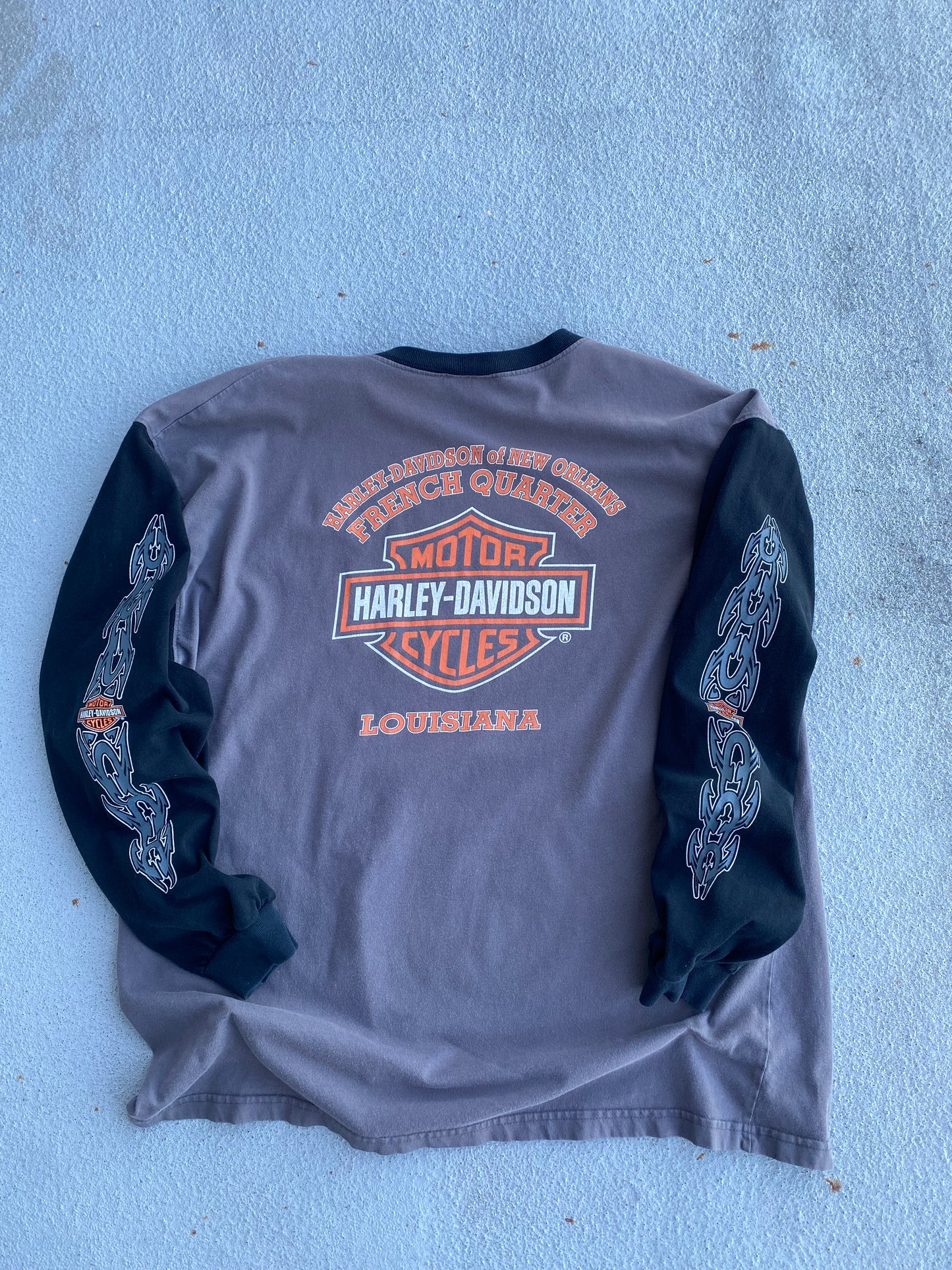 Vintage Harley Davidson Chain Link tribal shirt size xl