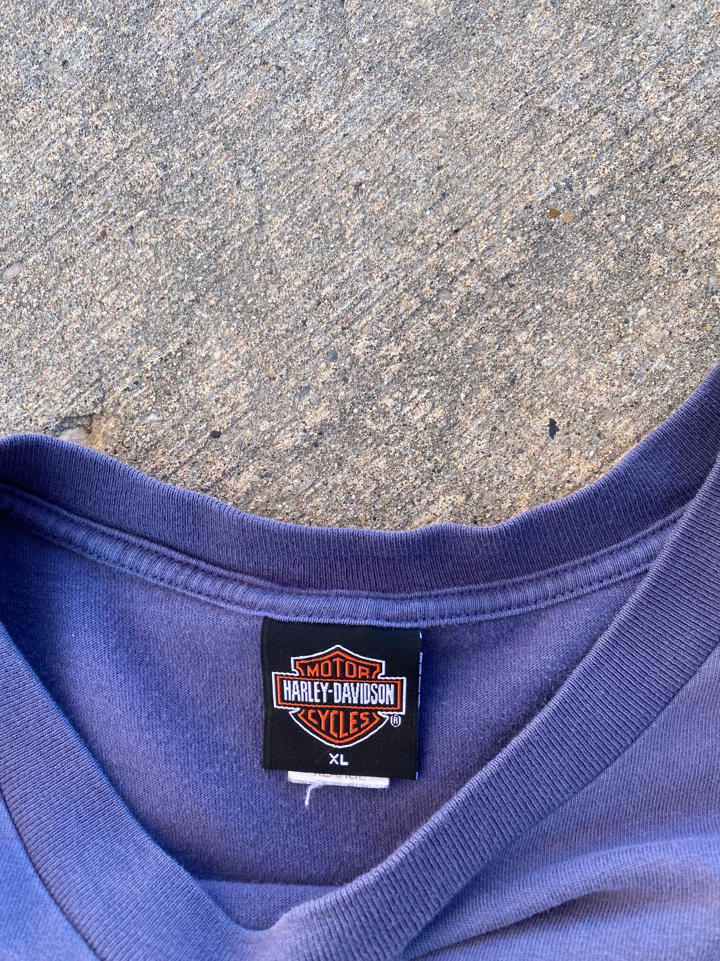 Vintage Harley Davidson Purple Lightning long sleeve size XL