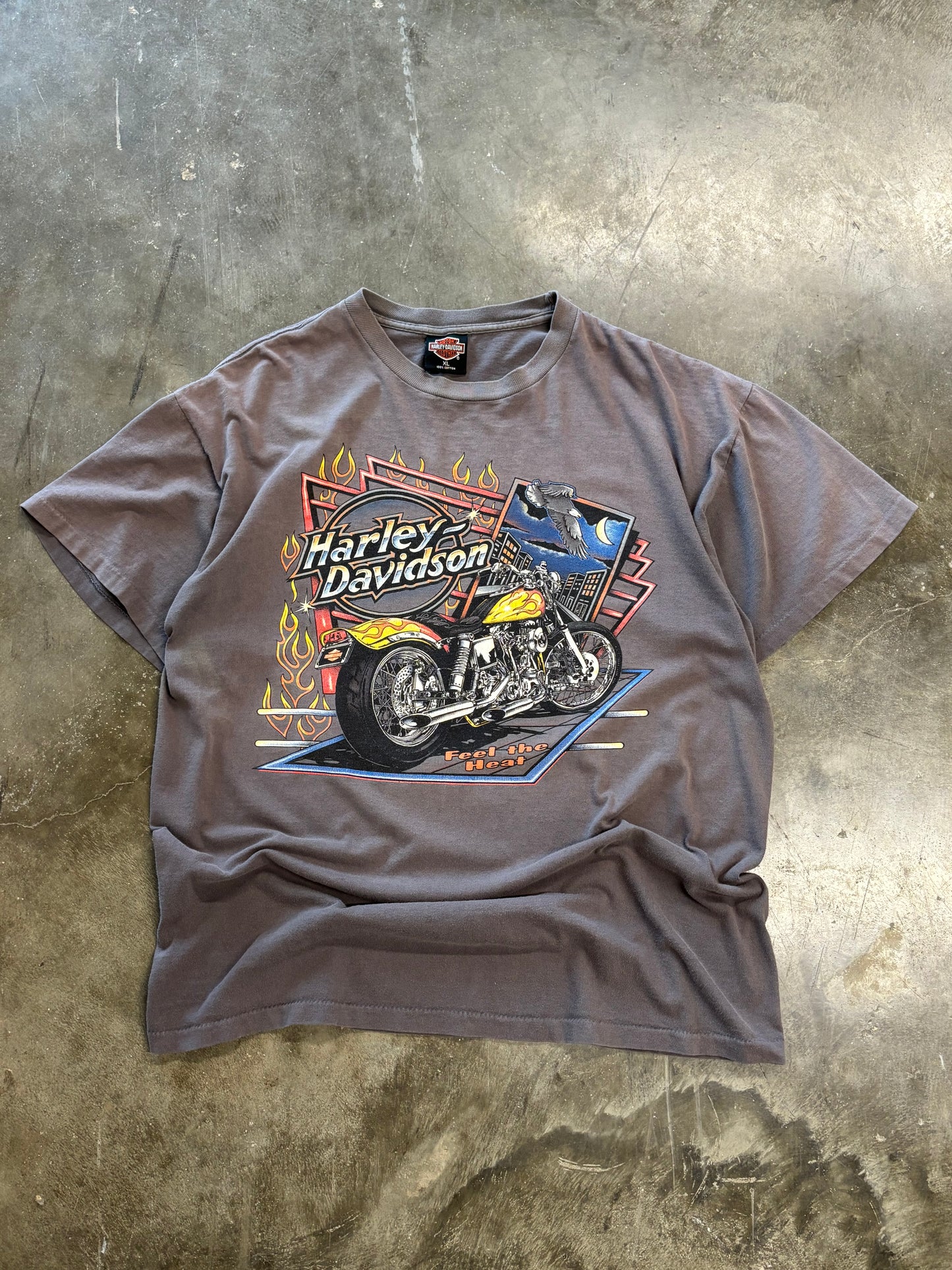 Vintage Harley Davidson Feel the heat shirt size xl