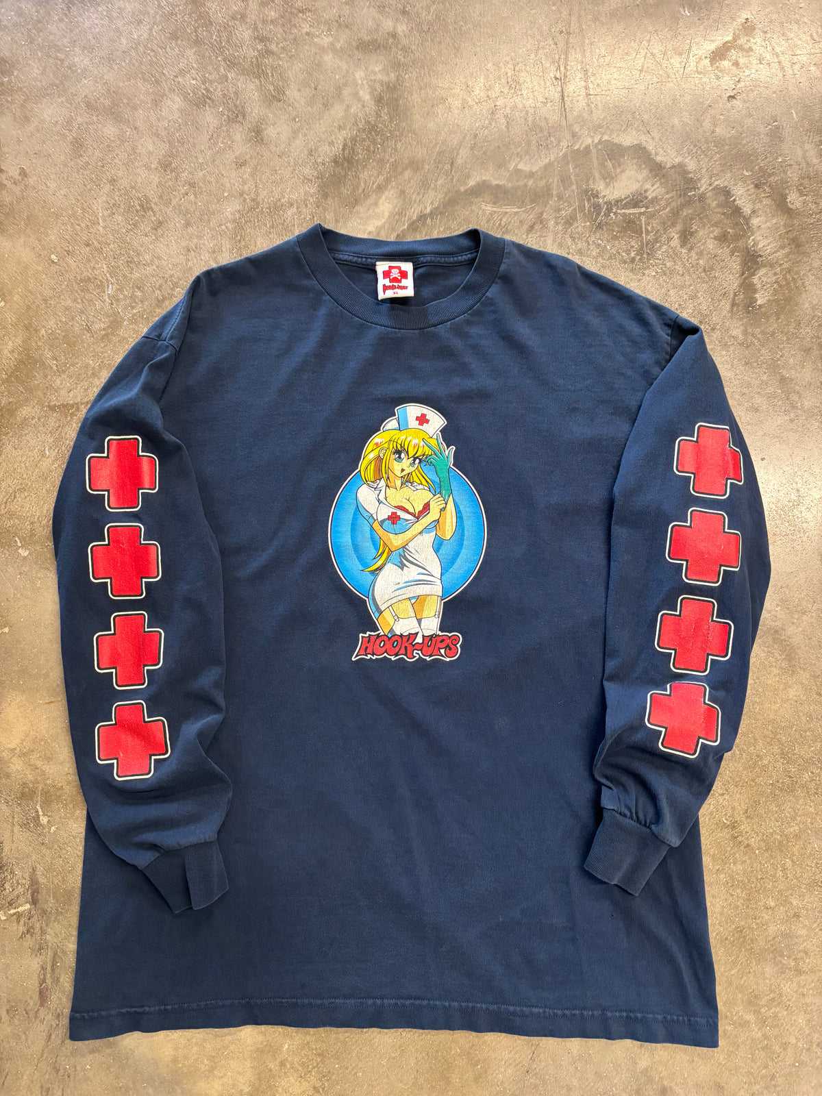 Vintage Hookups Nurse long sleeve shirt size extra large