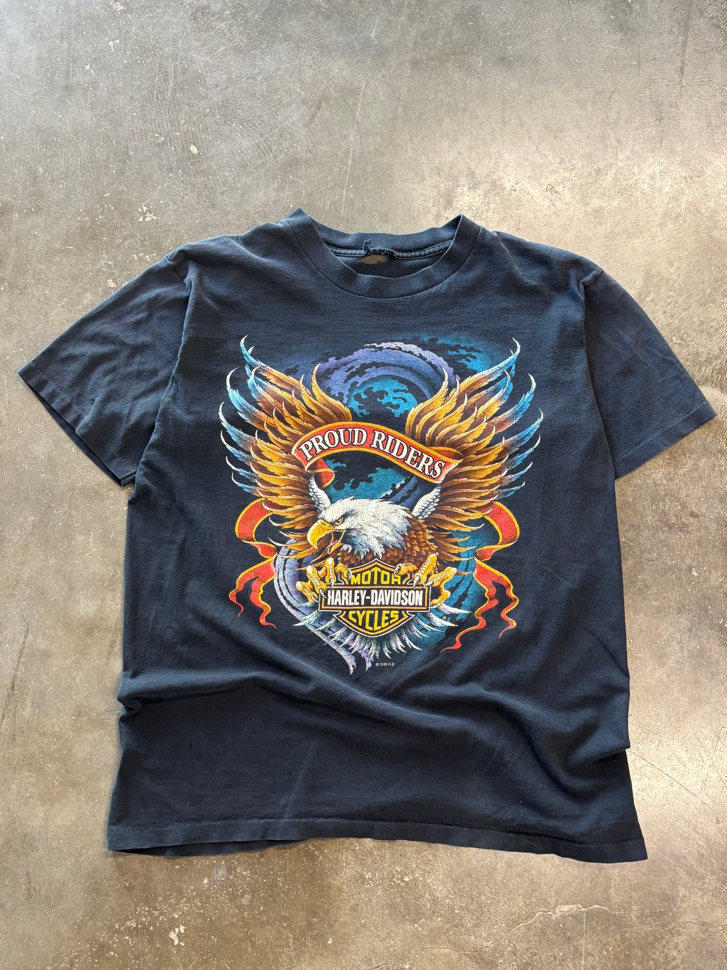 Vintage Harley Davidson Proud Riders shirt size XL