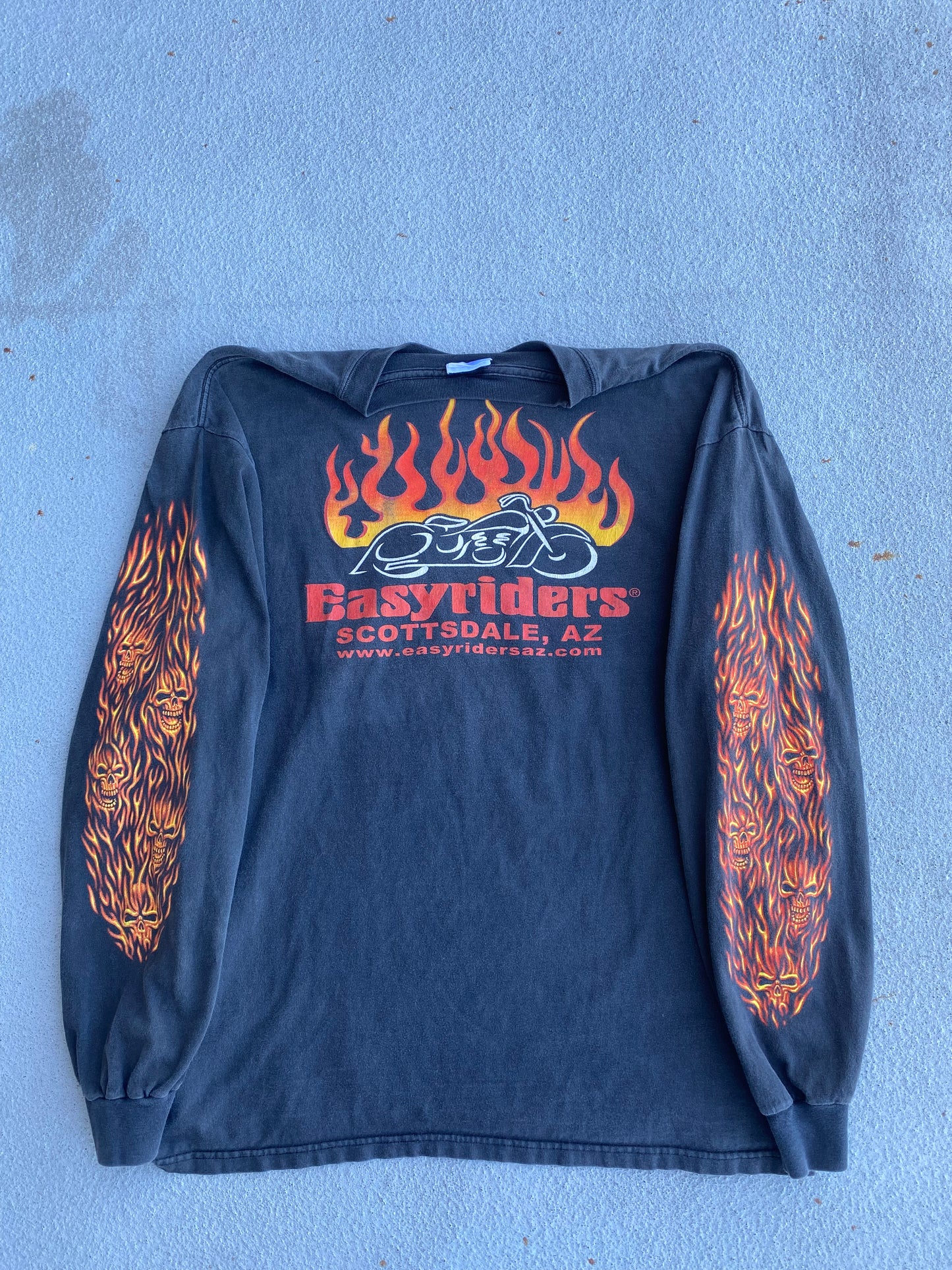 Vintage Easyriders Skulls Long sleeve size XL
