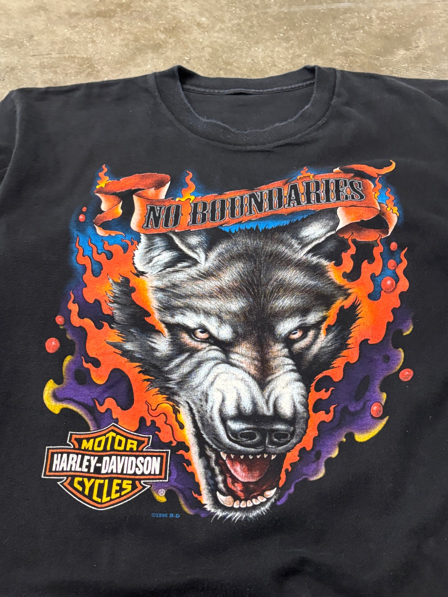 Vintage Harley Davidson No Boundaries shirt size xl