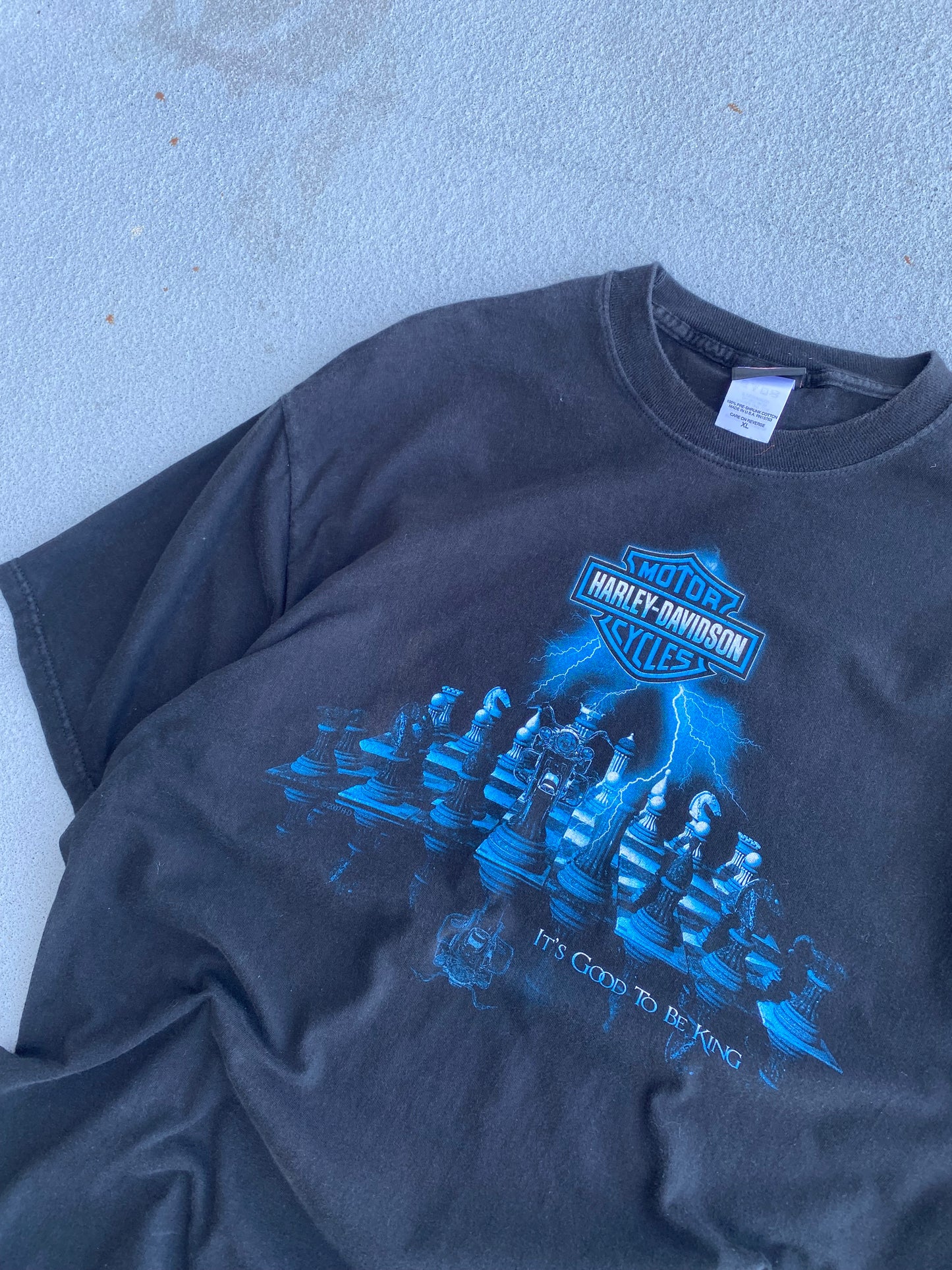 Vintage Harley Davidson it’s good to be king shirt Size XL