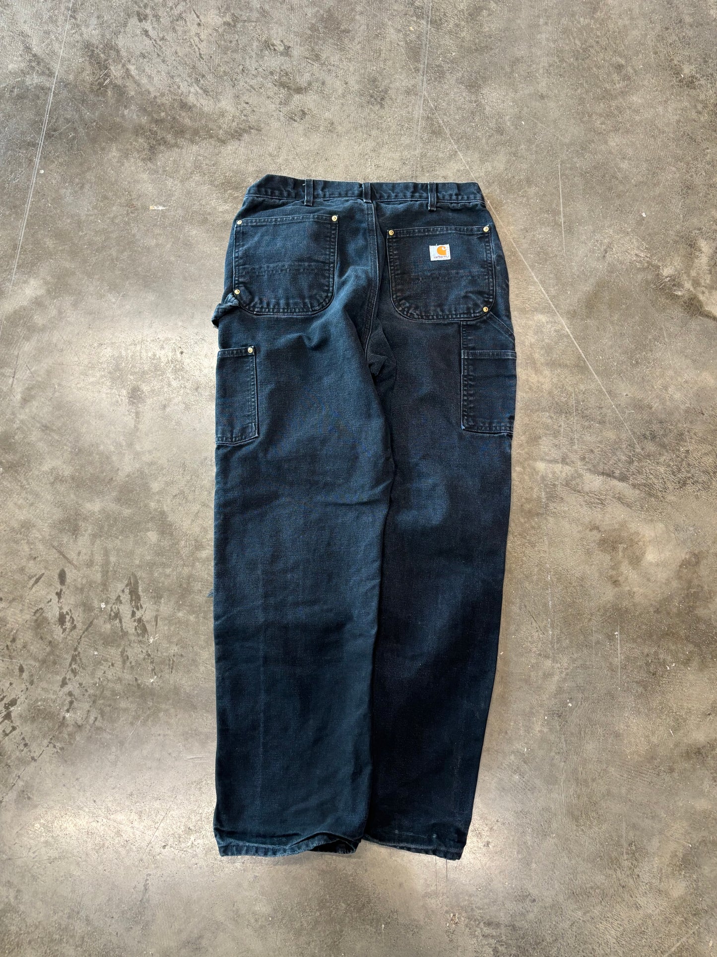 Vintage Black carhartt double knees